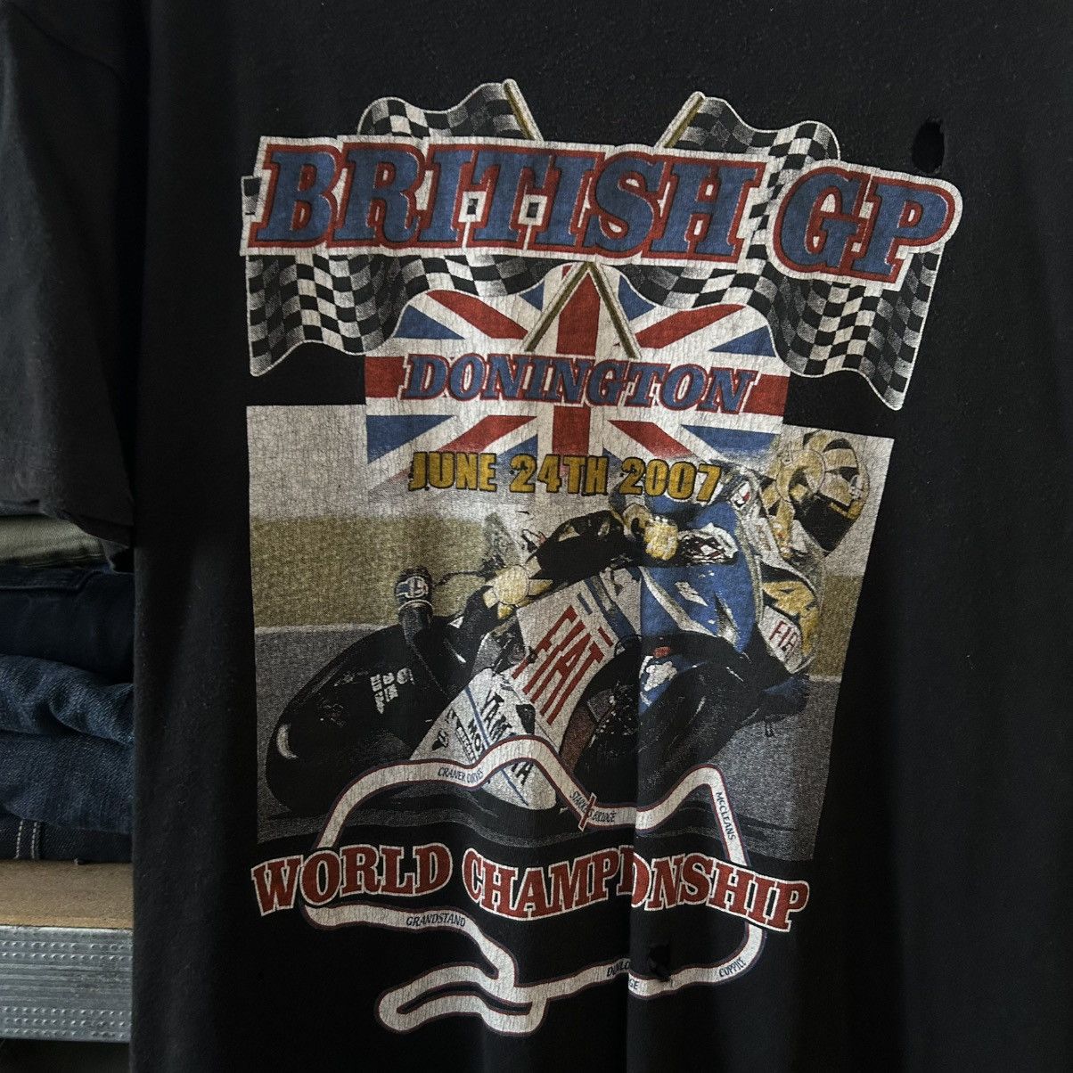 NASCAR Vintage British GP World Championship 2007 Racing tee size M Size US M / EU 48-50 / 2 - 2 Thumbnail