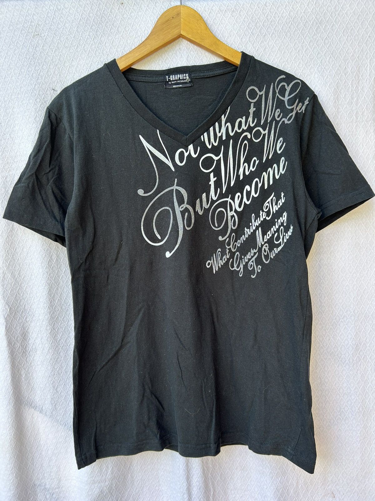 If Six Was Nine × Japanese Brand × Le Grande Bleu (L.G.B.) 💸BINDINGOFFER💸T-graphics japanese style poem tees Size US M / EU 48-50 / 2 - 1 Thumbnail