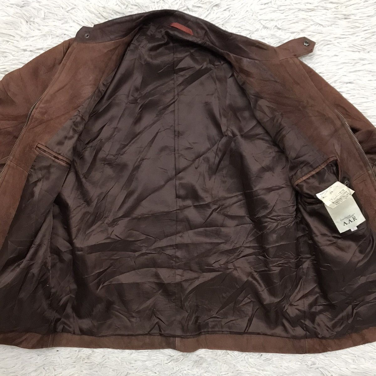 Yohji Yamamoto VINTAGE YOHJI YAMAMOTO D’URBAN A.A.R. BROWN LEATHER JACKET Size US S / EU 44-46 / 1 - 19 Thumbnail