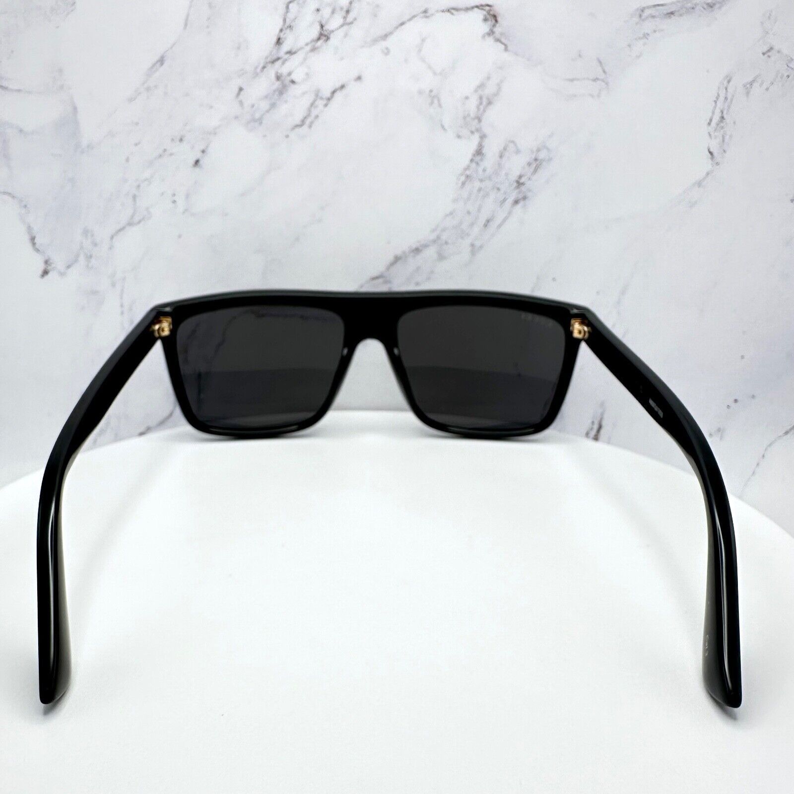 Gucci New GUCCI Sunglasses Black Square Aviator Gold Plate Size ONE SIZE - 16 Thumbnail