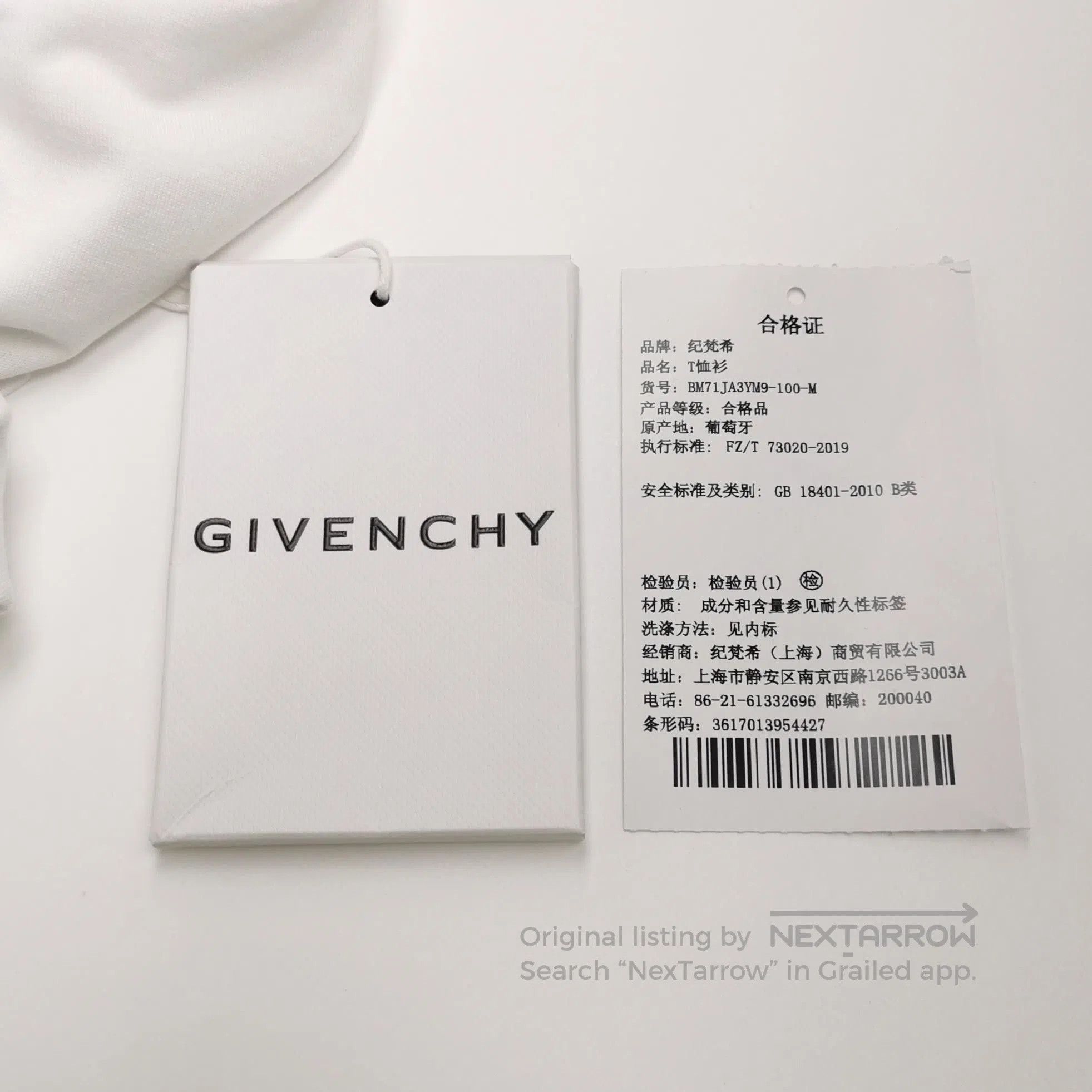 Givenchy Givenchy Cotton Logo Crew Neck T. Size US M / EU 48-50 / 2 - 1 Thumbnail