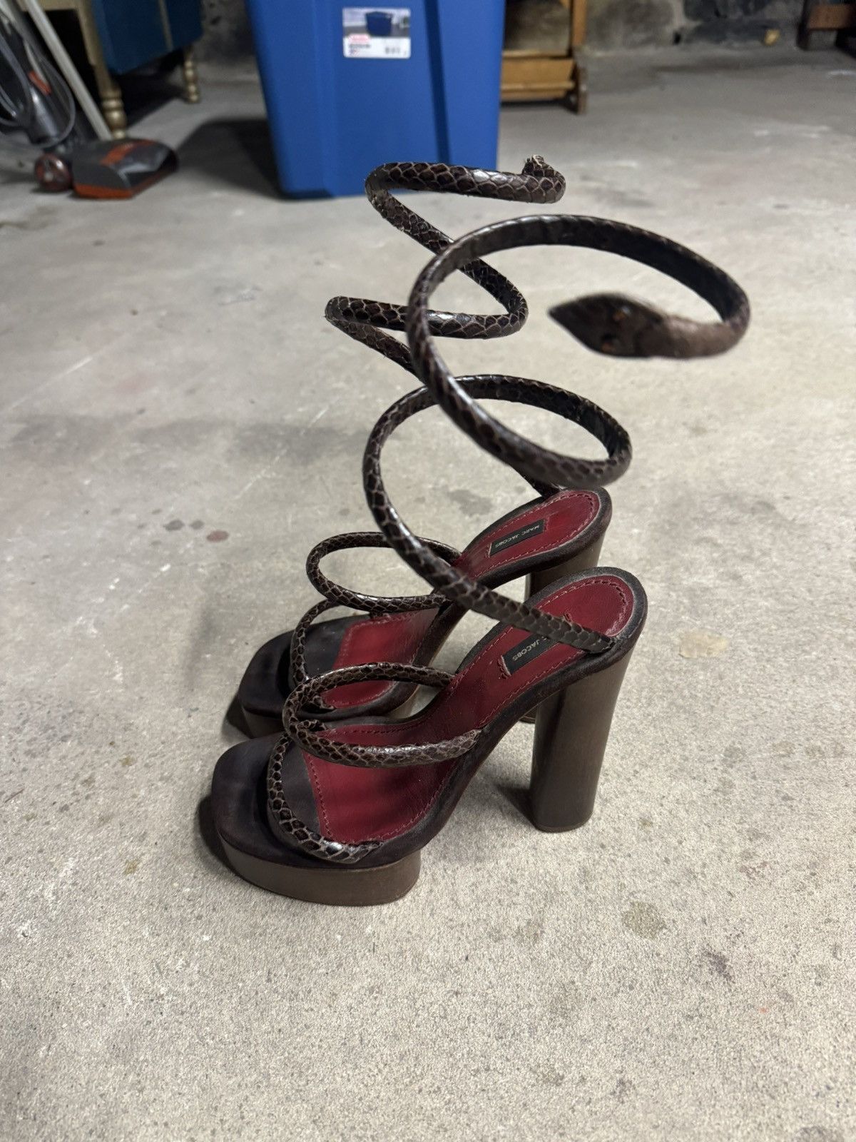 Marc Jacobs marc jacobs serpant snake heels RARE Size 36 Made In Italy Size US 6 / IT 36 - 2 Thumbnail