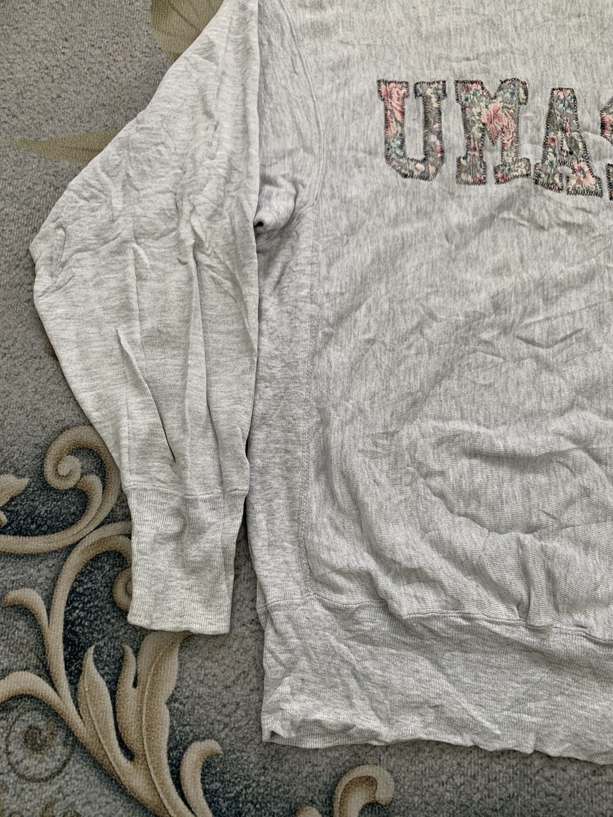 Champion × Vintage Vtg 90s Champion Reverse Weave UMASS Sweatshirt Size US XL / EU 56 / 4 - 2 Thumbnail