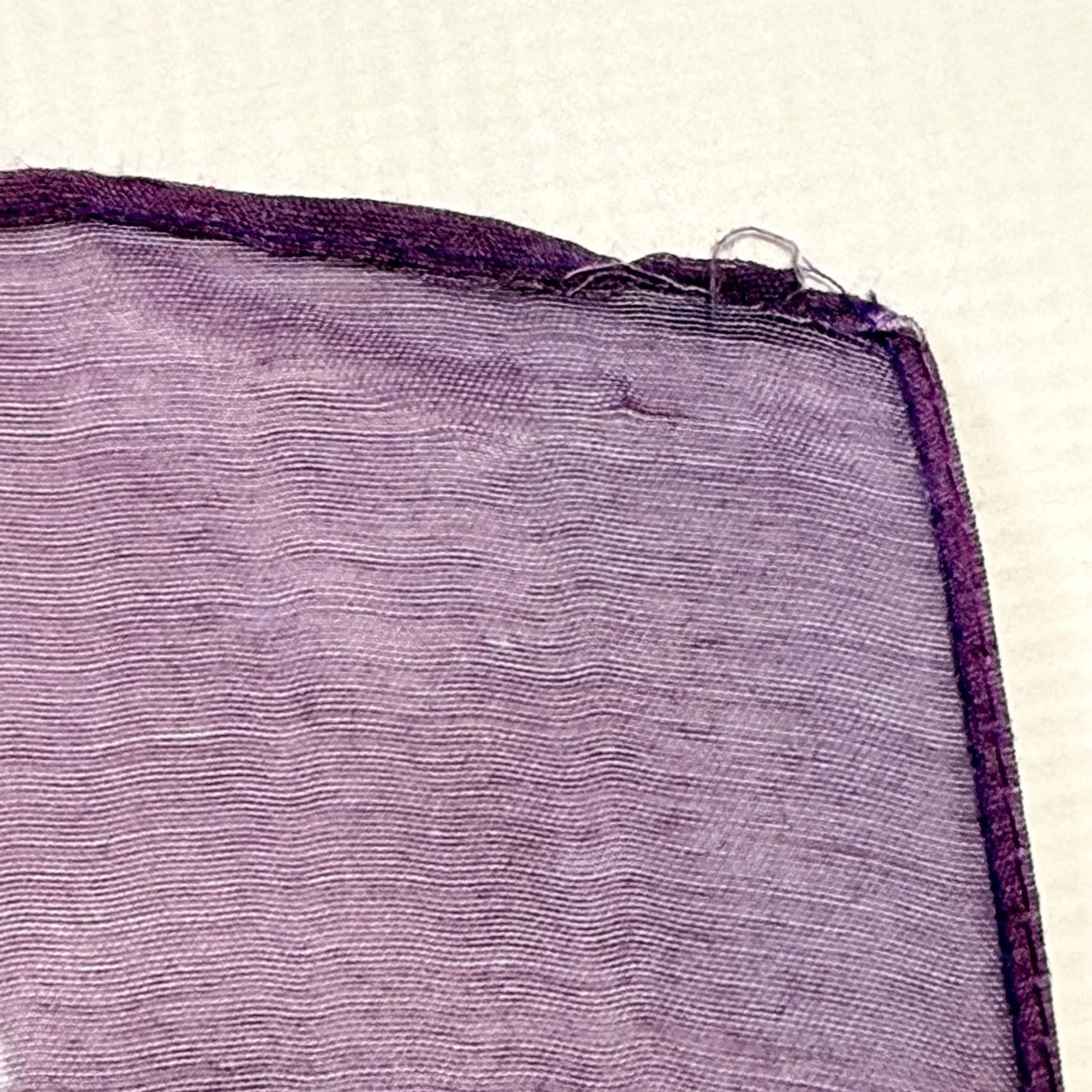 Vintage Pretty Persuasions Scarf Womens Purple Floral Rose Chiffon Rectangle Wrap Ombre Size ONE SIZE - 5 Thumbnail