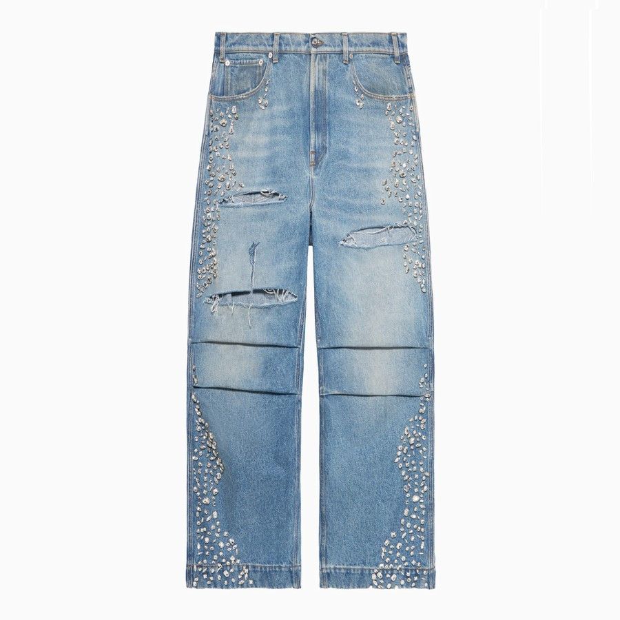 1989 STUDIO o1d2blof1124 Denim Jeans in Blue Size US 32 / EU 48 - 1 Thumbnail