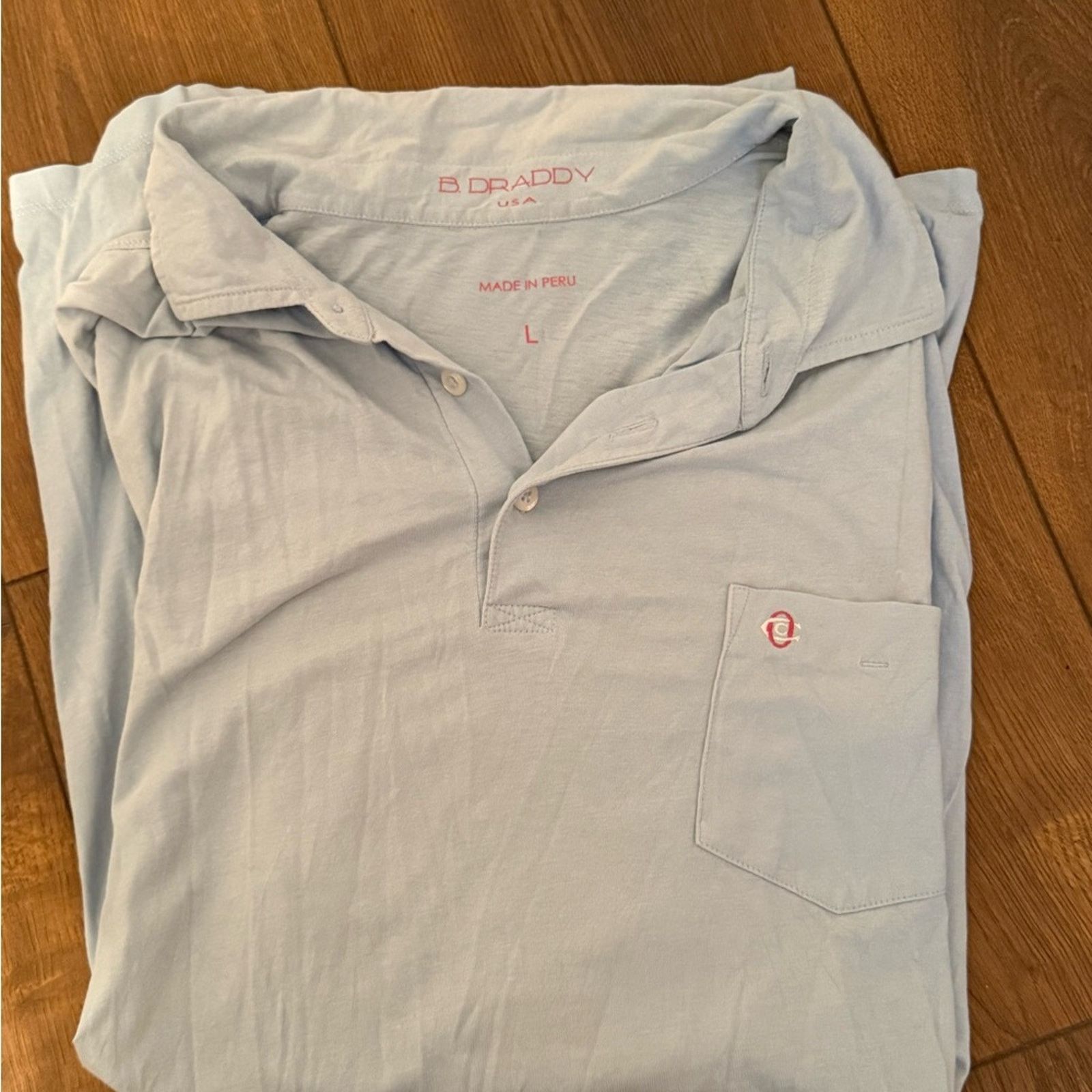 Other Light Blue Men's Polo Shirt Size US L / EU 52-54 / 3 - 1 Thumbnail