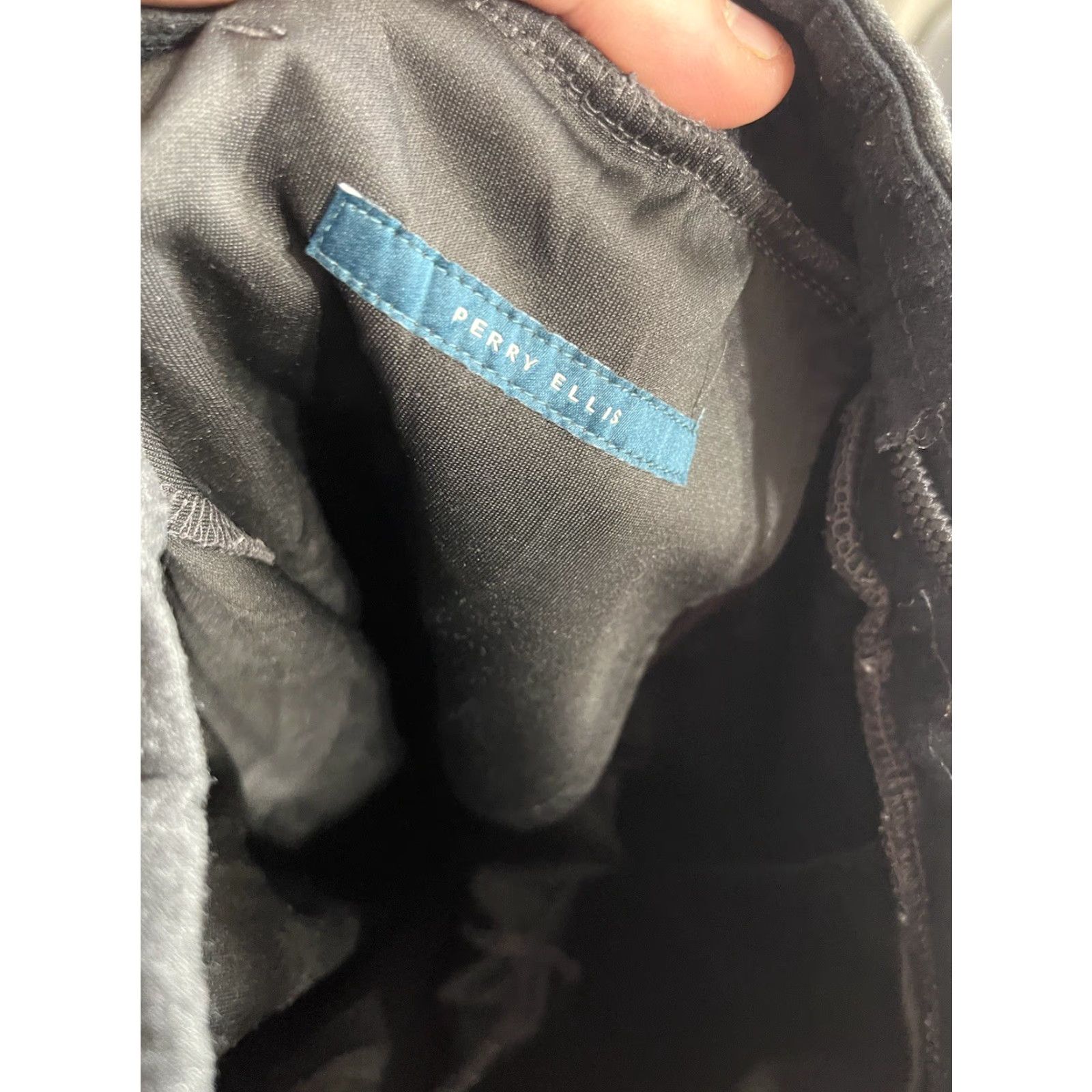 Perry Ellis Perry Ellis America Men's Jogger Pants Gray Stone Large Regular Fit Elastic Drawstring Waist Inseam 30 Cotton/Polyester Sweatpants Activewear Casual Size US 33 - 5 Thumbnail