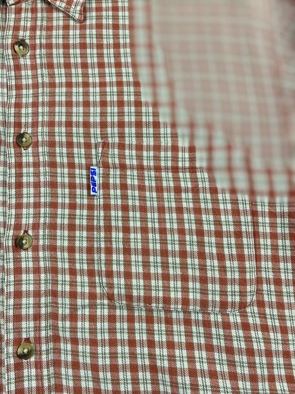 Flannel vintage pepsi flannel shirt nice design Size US L / EU 52-54 / 3 - 3 Thumbnail