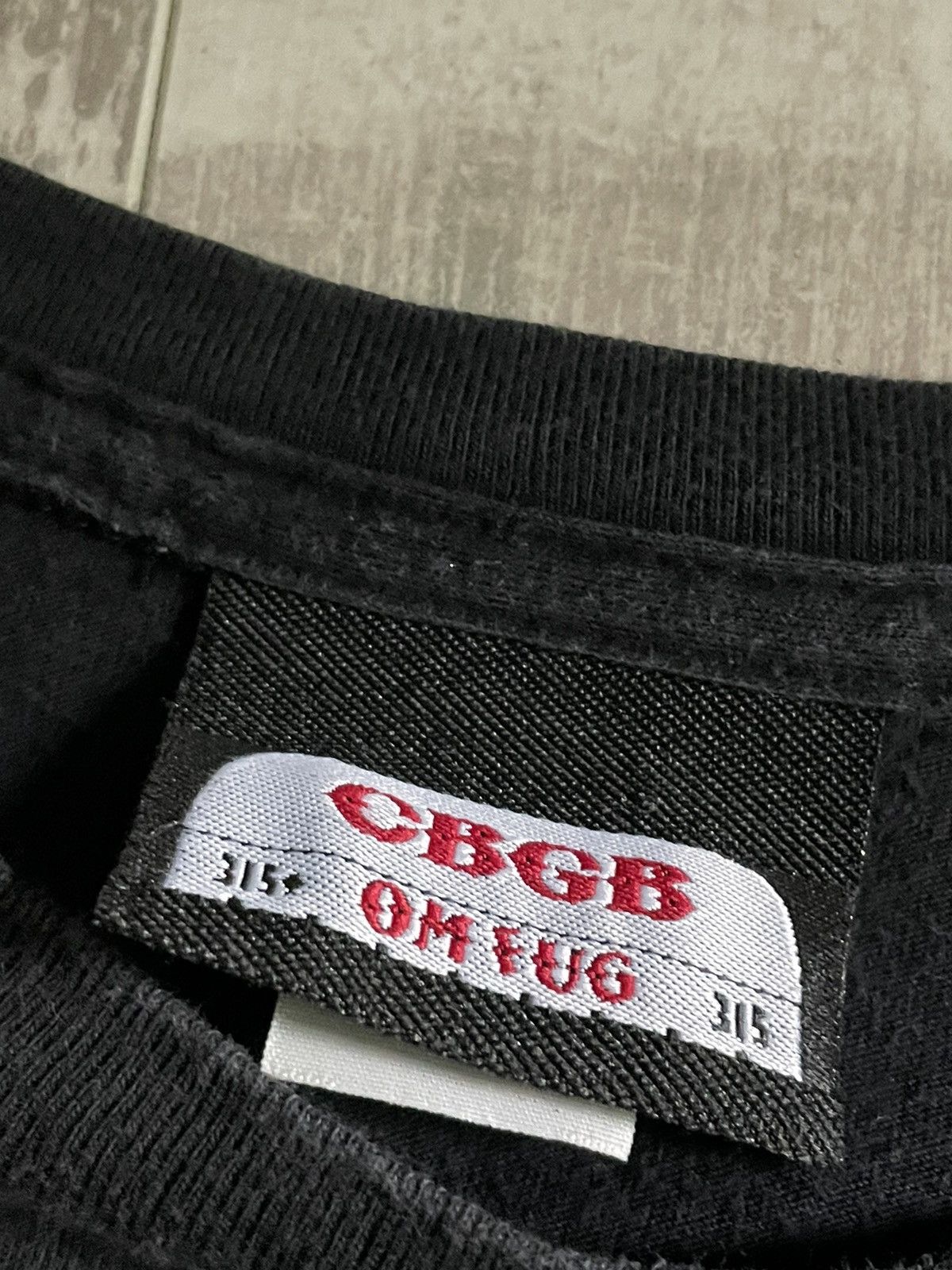Band Tees × Vintage Vintage CBGB OMFUG 90’s T-Shirt Home Of Underground Rock Size US L / EU 52-54 / 3 - 6 Thumbnail