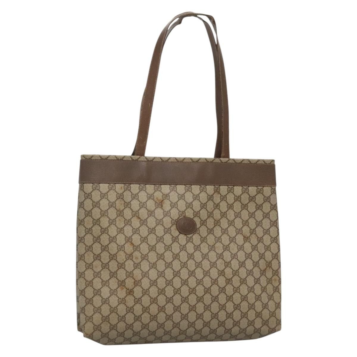 Gucci GUCCI GG Supreme Tote Bag Pvc Beige 41 02 109 Size ONE SIZE - 1 Thumbnail