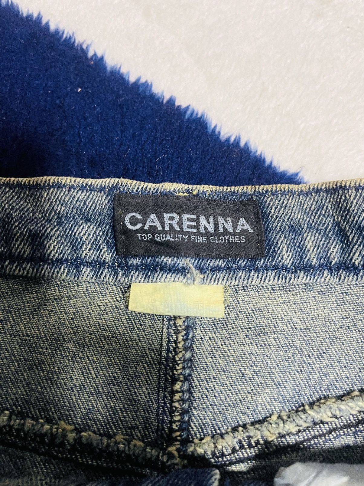 Japanese Brand Rare 🔥 Carenna Nice Denim Skirt (15) Size 26" / US 2 / IT 38 - 6 Thumbnail