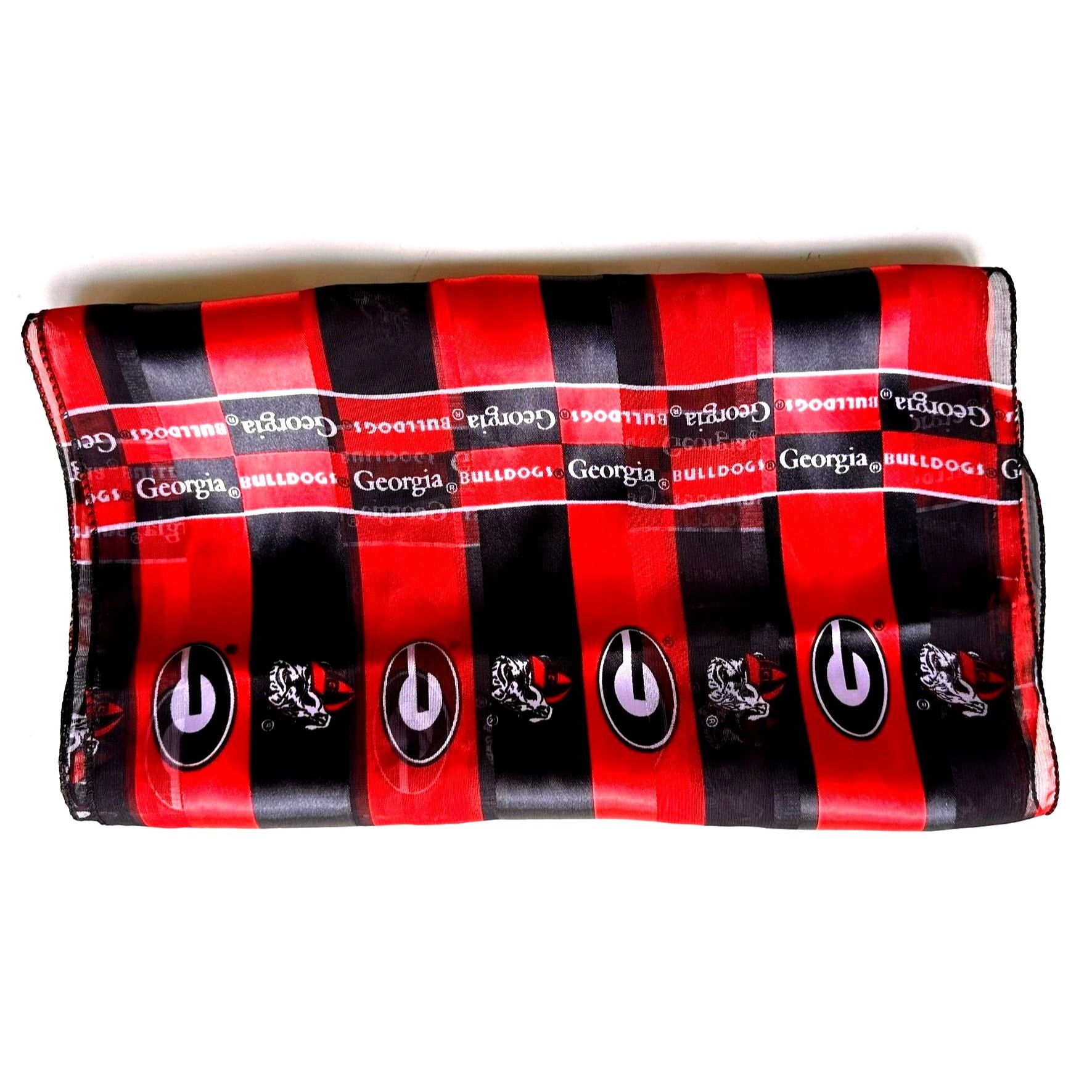 Other VTG University Georgia Scarf Retro UGA Football Bulldogs Da Size ONE SIZE - 10 Thumbnail