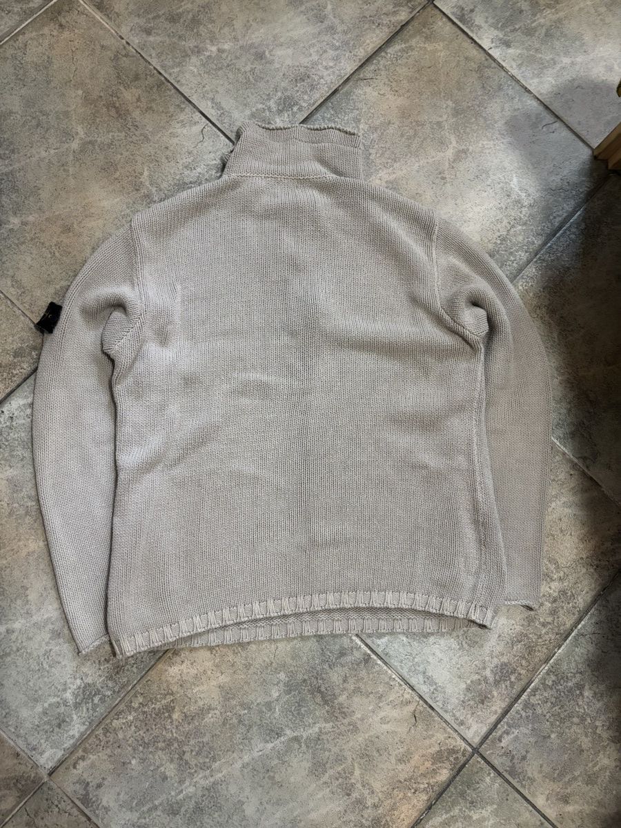Stone Island Sweater Stone Island Knitted 1/4 2000’s Sportswear Company Size US XL / EU 56 / 4 - 2 Thumbnail