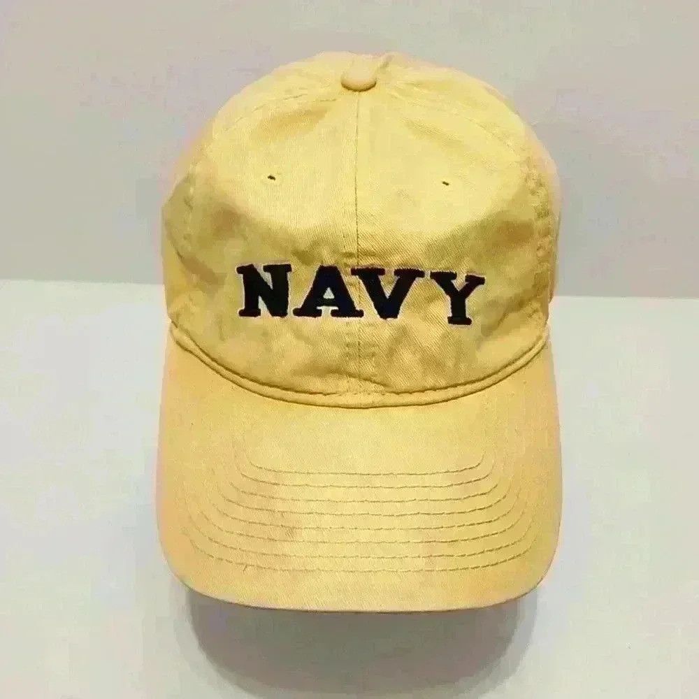 Other Gear Headwear "Navy" Yellow/Blue One Size Baseball Hat Cap Size ONE SIZE - 1 Thumbnail