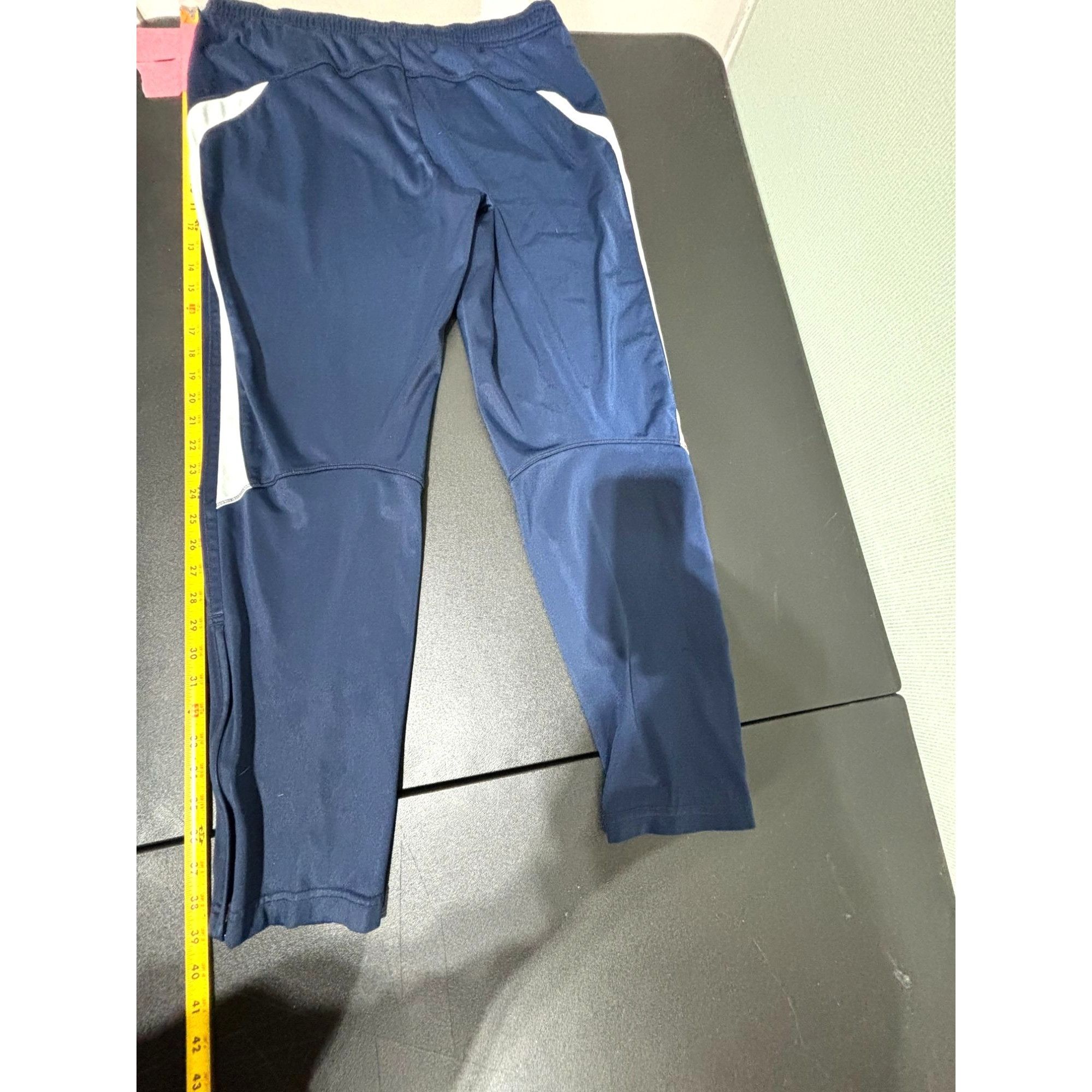 Nike Nike Navy Blue Dri-Fit Athletic Joggers with Number 7 & Side Size US 34 / EU 50 - 4 Thumbnail
