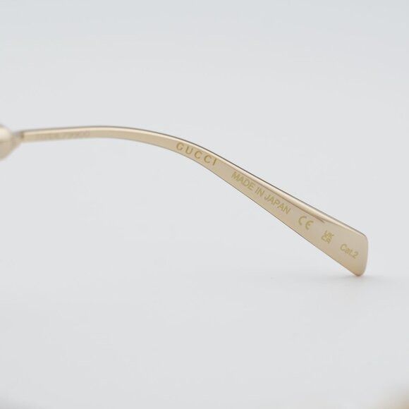 Gucci Gucci GG1920S 003 Sunglasses Shiny Endura Gold with Pearl Size ONE SIZE - 8 Thumbnail