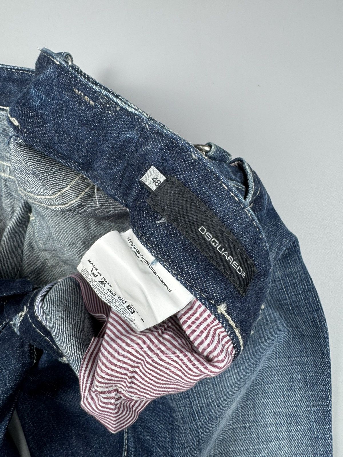 Dsquared2 Dsquared2 distressed blue jeans size 48 made in italy Size US 32 / EU 48 - 11 Thumbnail