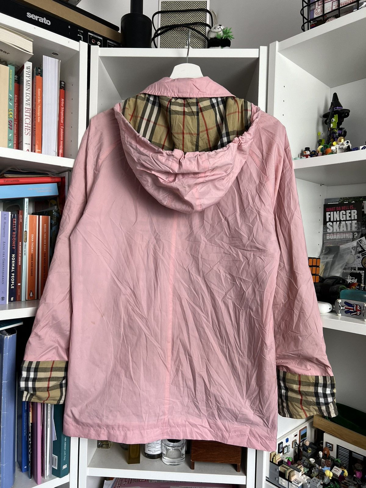 Burberry × Vintage Vintage y2k Burberry Nova check pink windbreaker jacket XS Size XS / US 0-2 / IT 36-38 - 3 Thumbnail