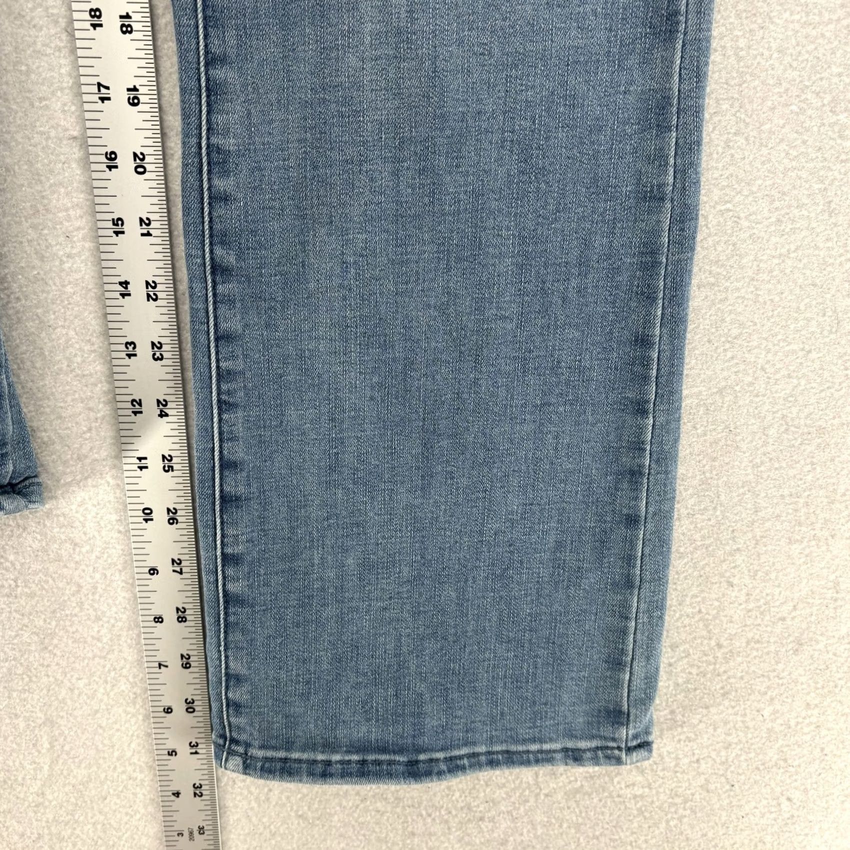 NYDJ NYDJ Womens Bootcut Jeans 8 Blue Medium Wash Mid Rise Stretch Shaping Size 30" / US 8 / IT 44 - 7 Thumbnail