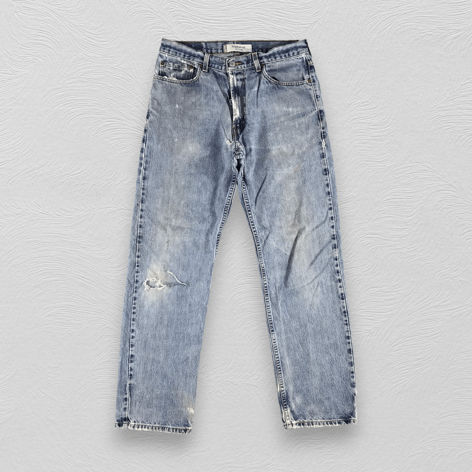 Levi's Vintage Levi's 505 Jeans Distress Regular Fit Denim KJ967 Size US 34 / EU 50 - 1 Thumbnail