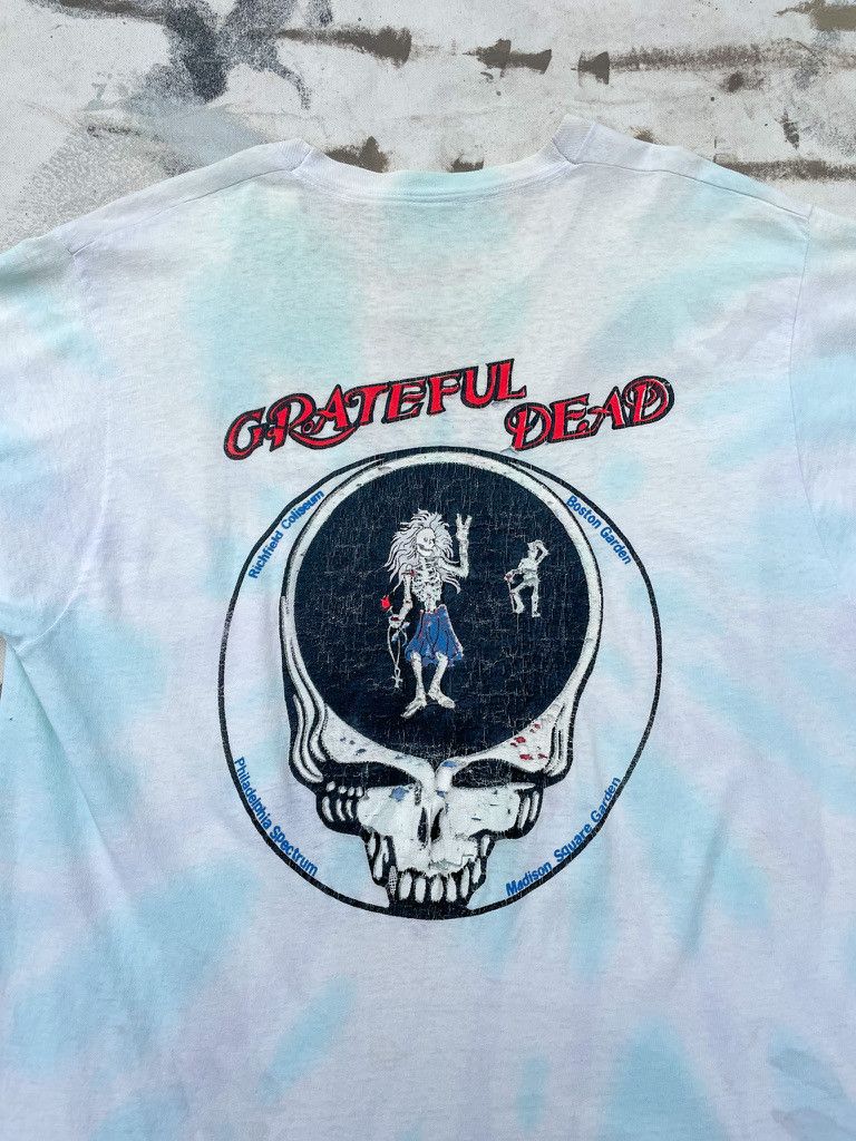 Vintage Vintage Grateful Dead Single Stitch Tie Dye T- Shirt- 1980s Size US XL / EU 56 / 4 - 5 Thumbnail
