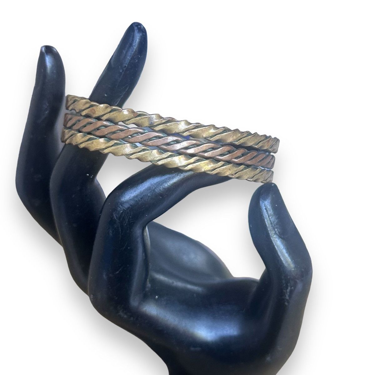 Vintage Vintage braided copper/brass cuff bracelet Size ONE SIZE - 2 Thumbnail