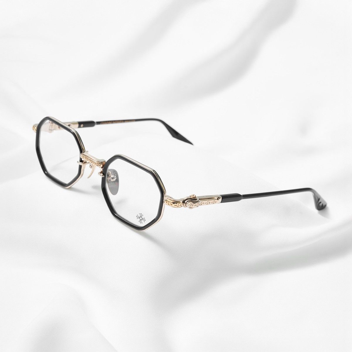 Chrome Hearts CHROME HEARTS TATTERS CLASSIC BROWN - GOLD PLATED GLASSES Size ONE SIZE - 1 Thumbnail