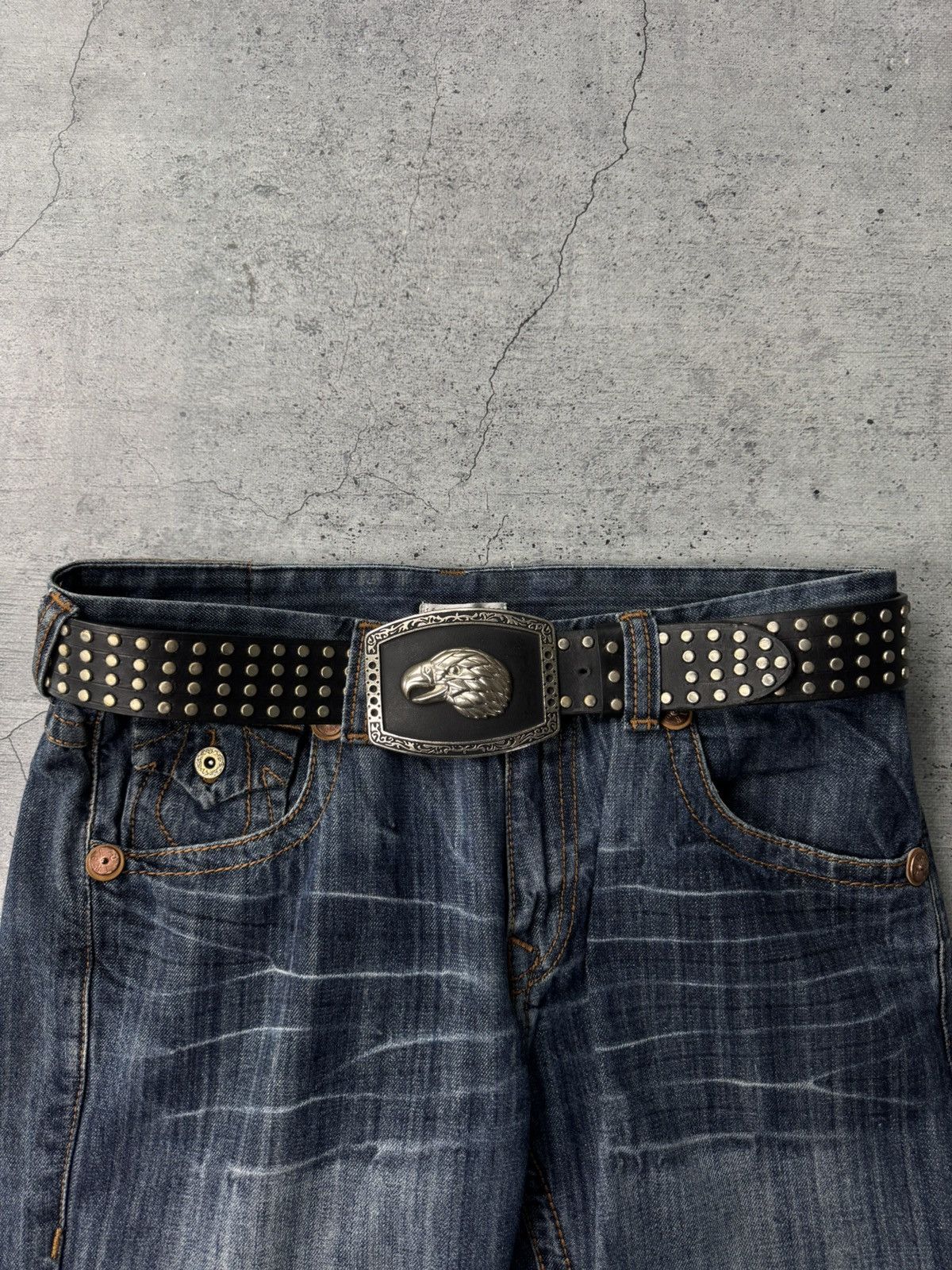 Harley Davidson Rare vintage 1991 Harley Davidson style belt Size ONE SIZE - 1 Thumbnail