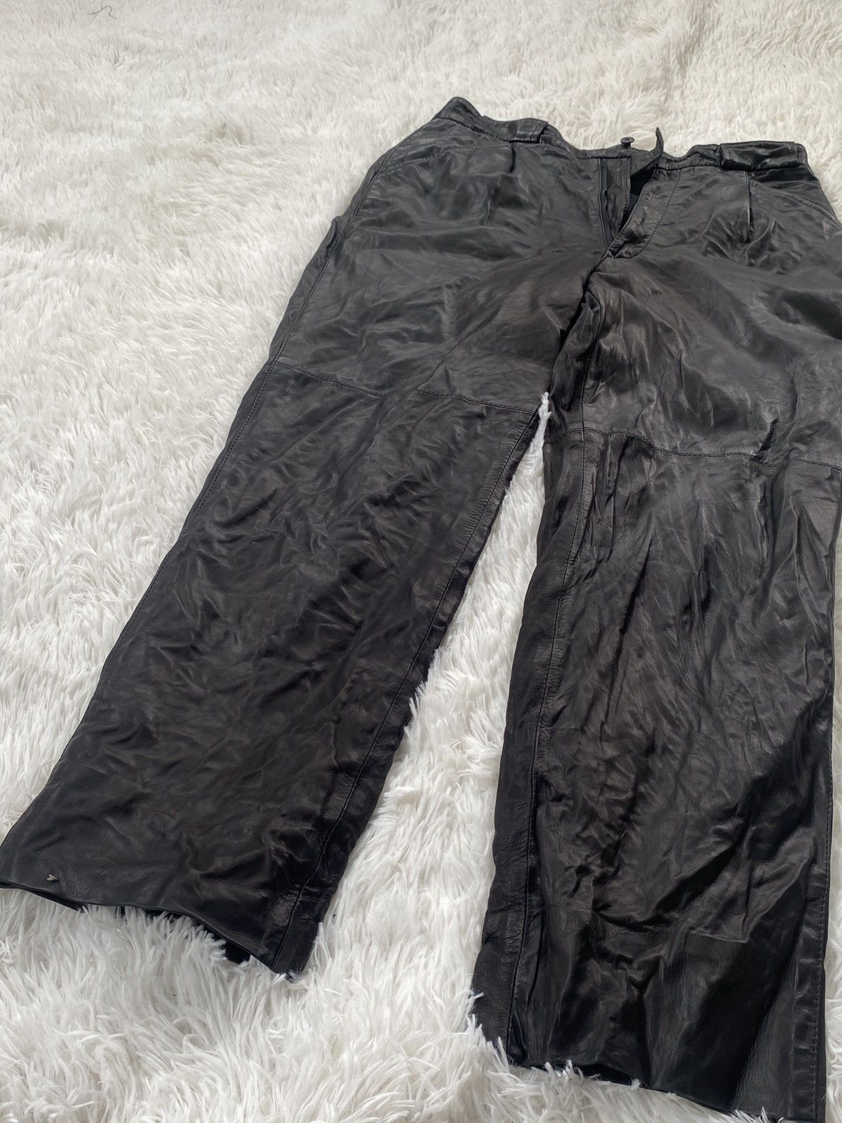 Dior 🔥BINDING Now 🔥 Vintage Dior Leather pants Size US 30 / EU 46 - 6 Thumbnail