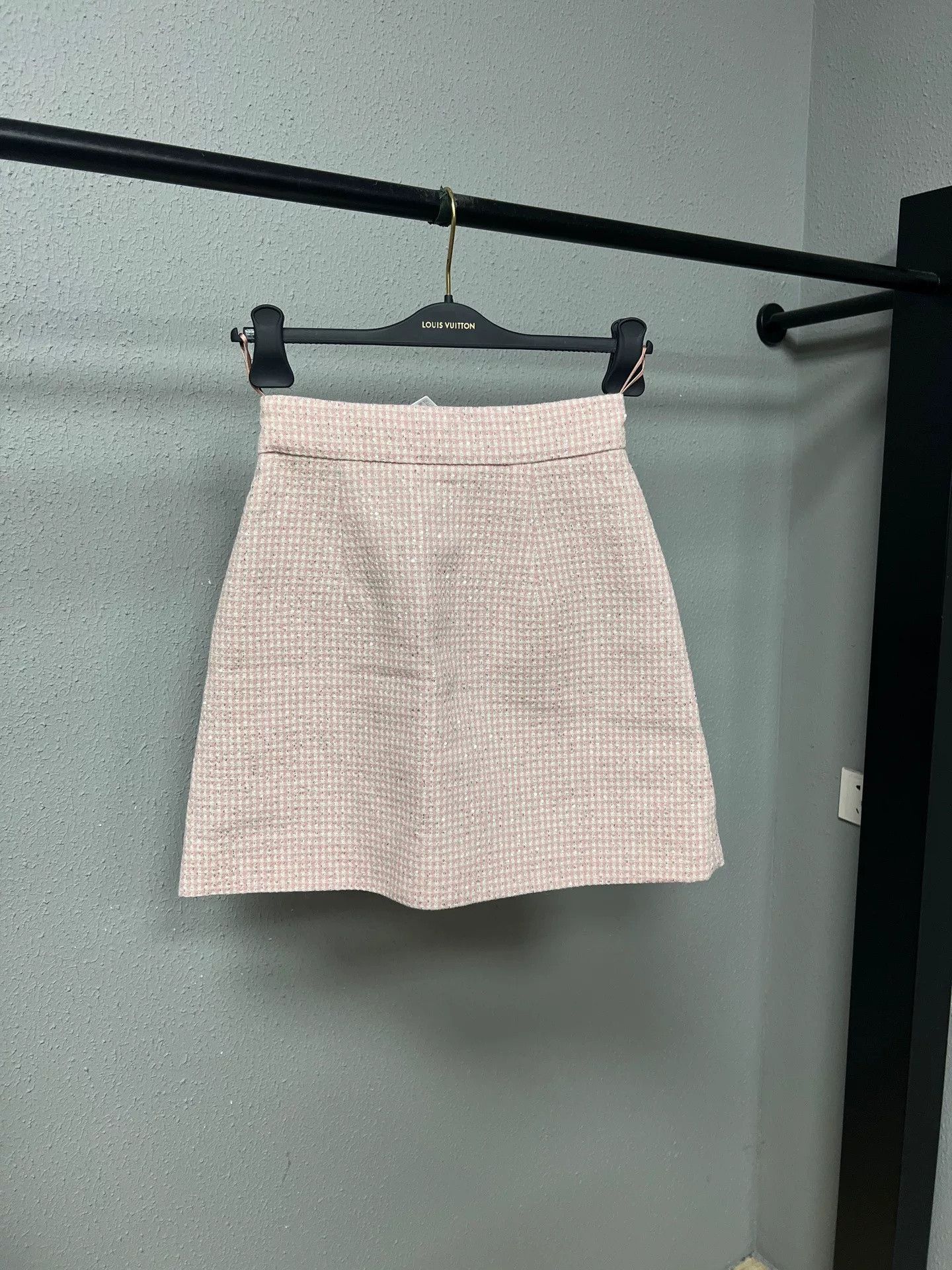 Miu Miu Miu Miu Rhinestone T Check Mini Skirt Size US XS / EU 42 / 0 - 2 Thumbnail