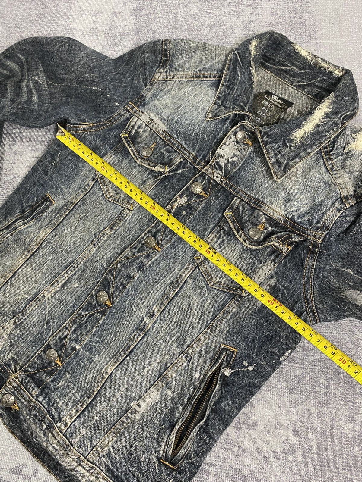 Le Grande Bleu (L.G.B.) punkgoth midas distressed jackets avant garde ifsx kmrii Size US M / EU 48-50 / 2 - 3 Thumbnail