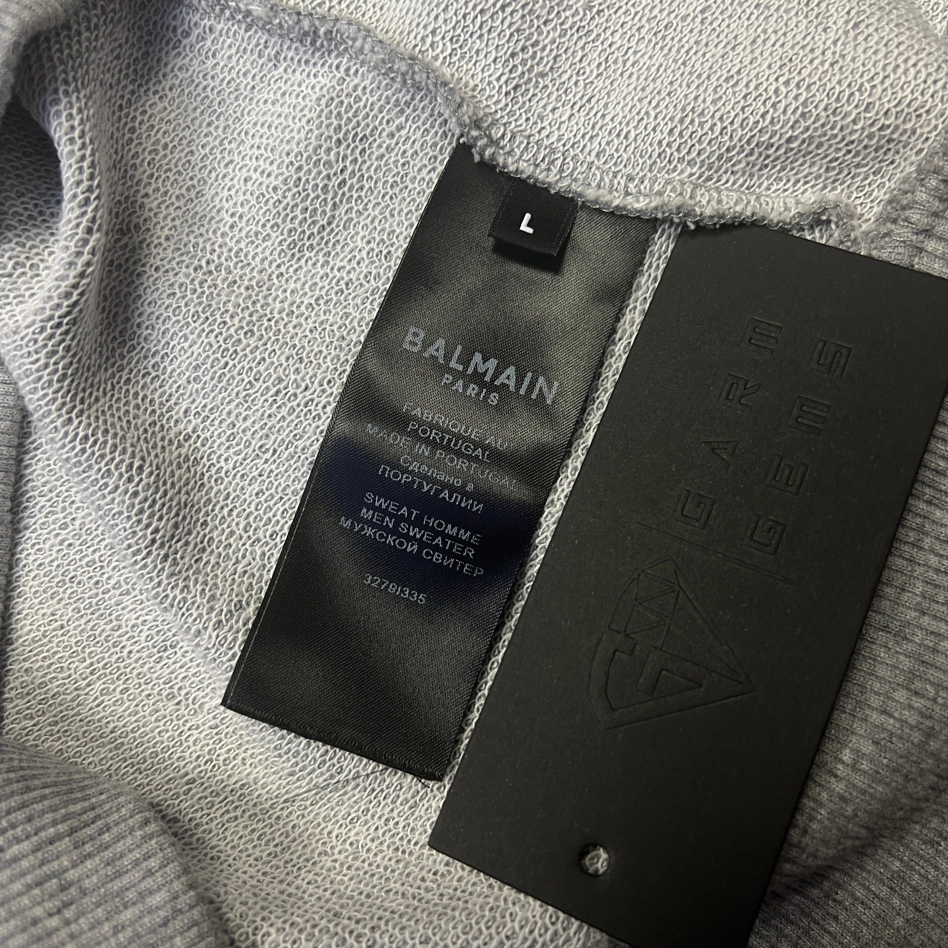 Balmain Balmain Logo Sweatshirt Size US L / EU 52-54 / 3 - 5 Thumbnail