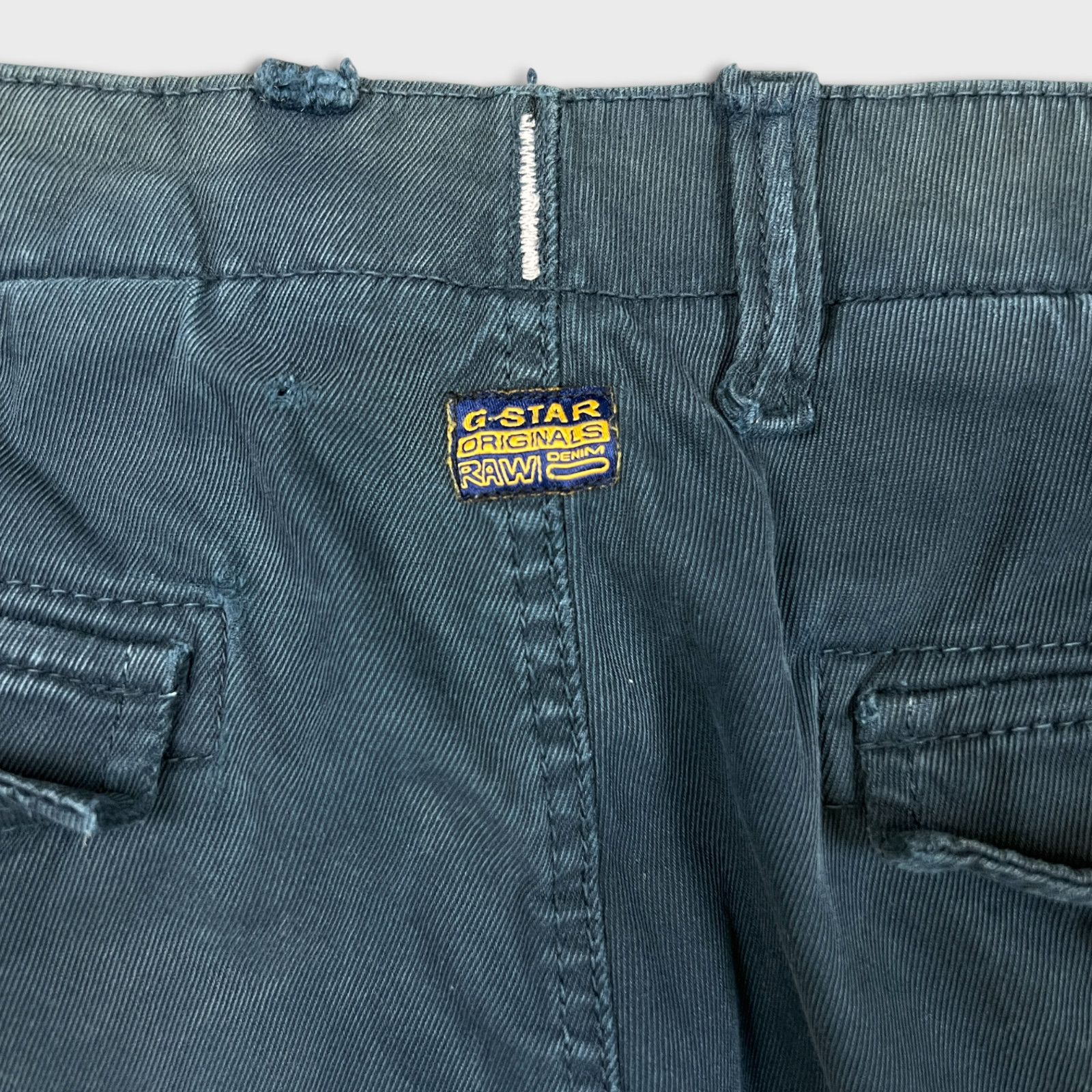G-Star × Vintage G Star Raw Bronson Slim Chino Pants 36x29 Cargo Trousers Size US 36 / EU 52 - 9 Thumbnail