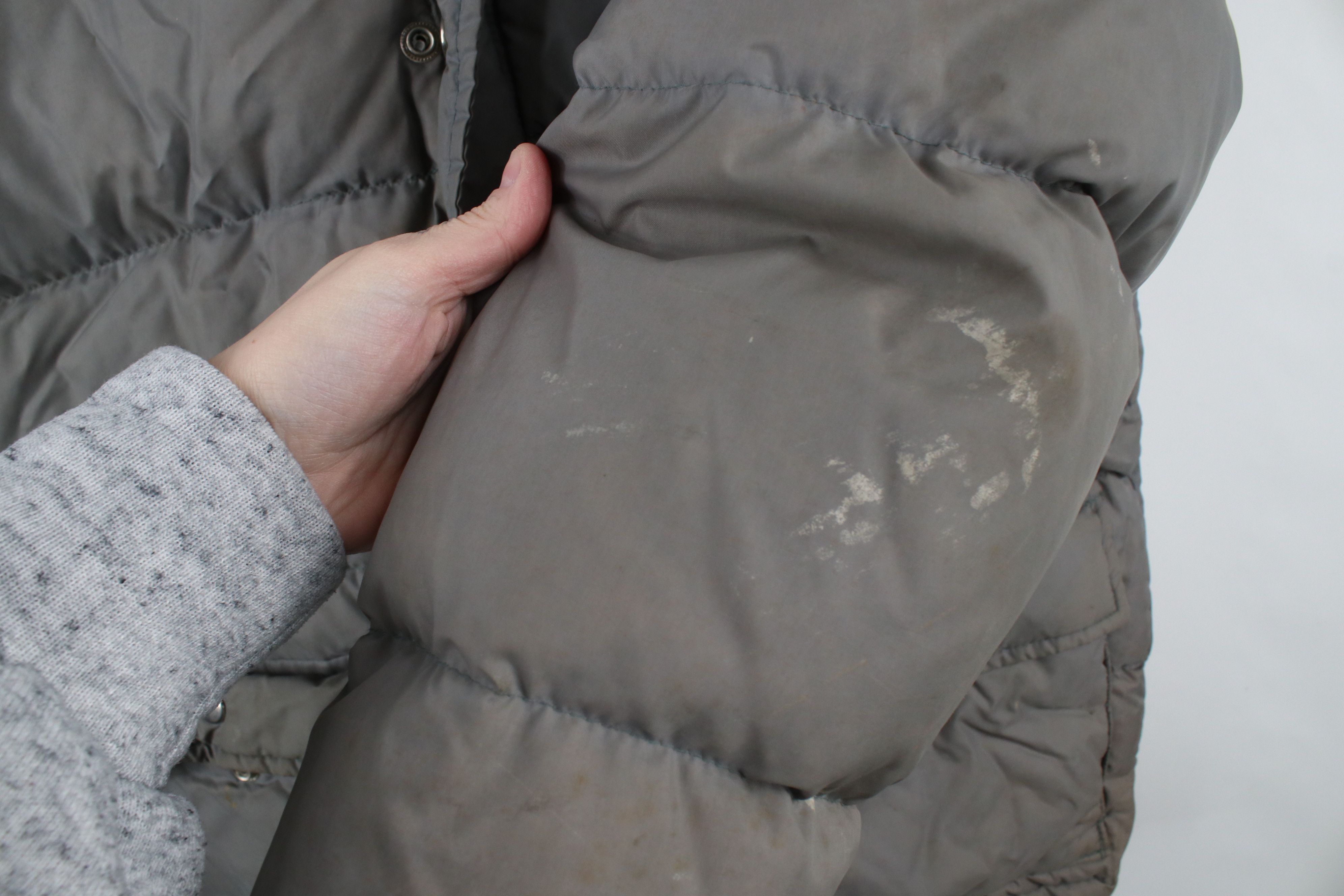 Vintage Vintage 70s Streetwear Duck Down Winter Puffer Jacket Gray Size US L / EU 52-54 / 3 - 4 Thumbnail