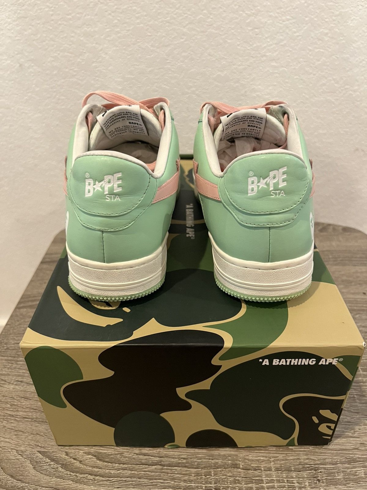 Bape BAPESTA ‘Pastel Pack-Green’ Size US 9.5 / EU 42-43 - 4 Thumbnail