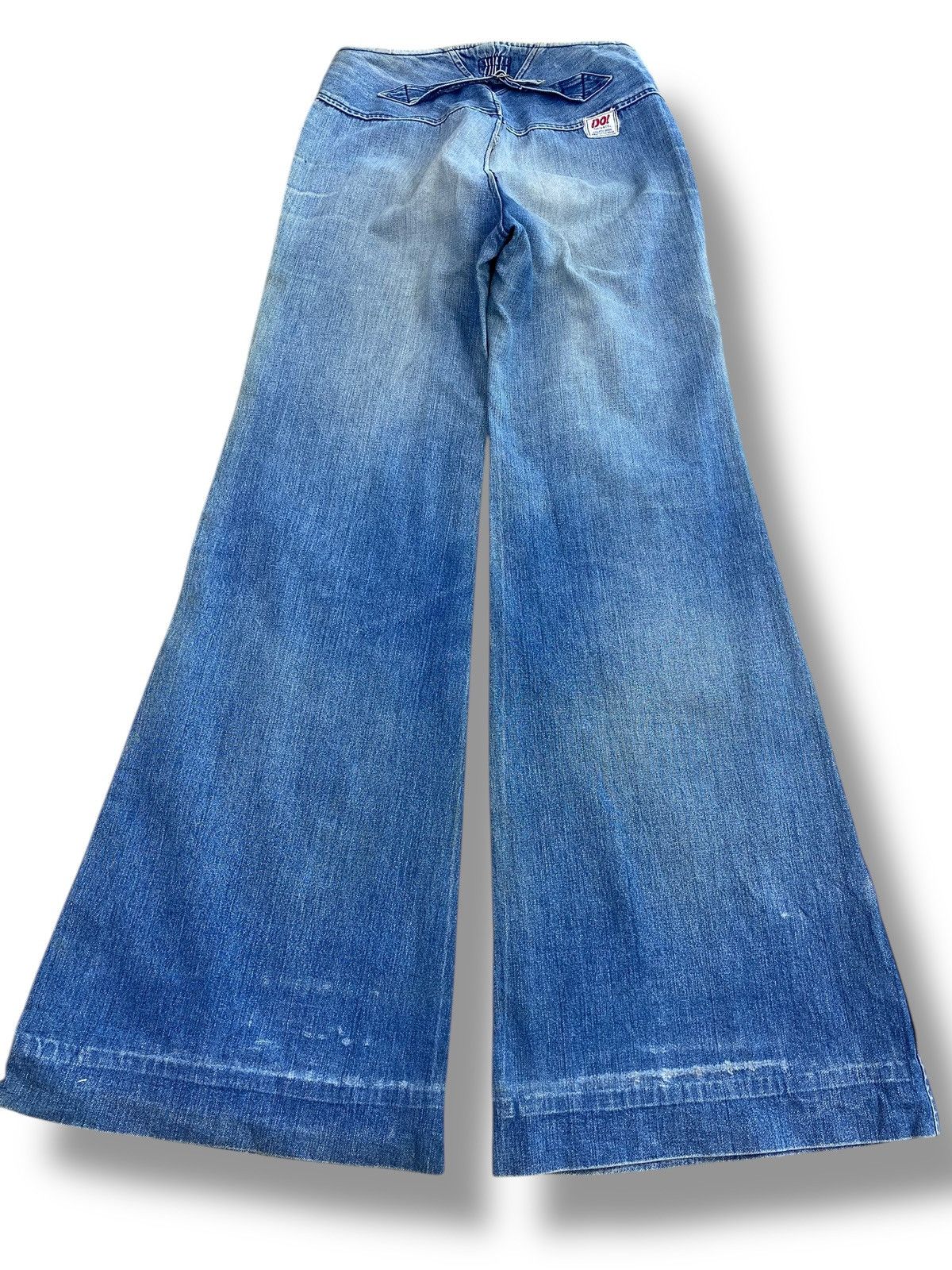 Japanese Brand Japanese Brand Retro Distressed Style Wide-Leg Jeans Size US 28 / EU 44 - 3 Thumbnail