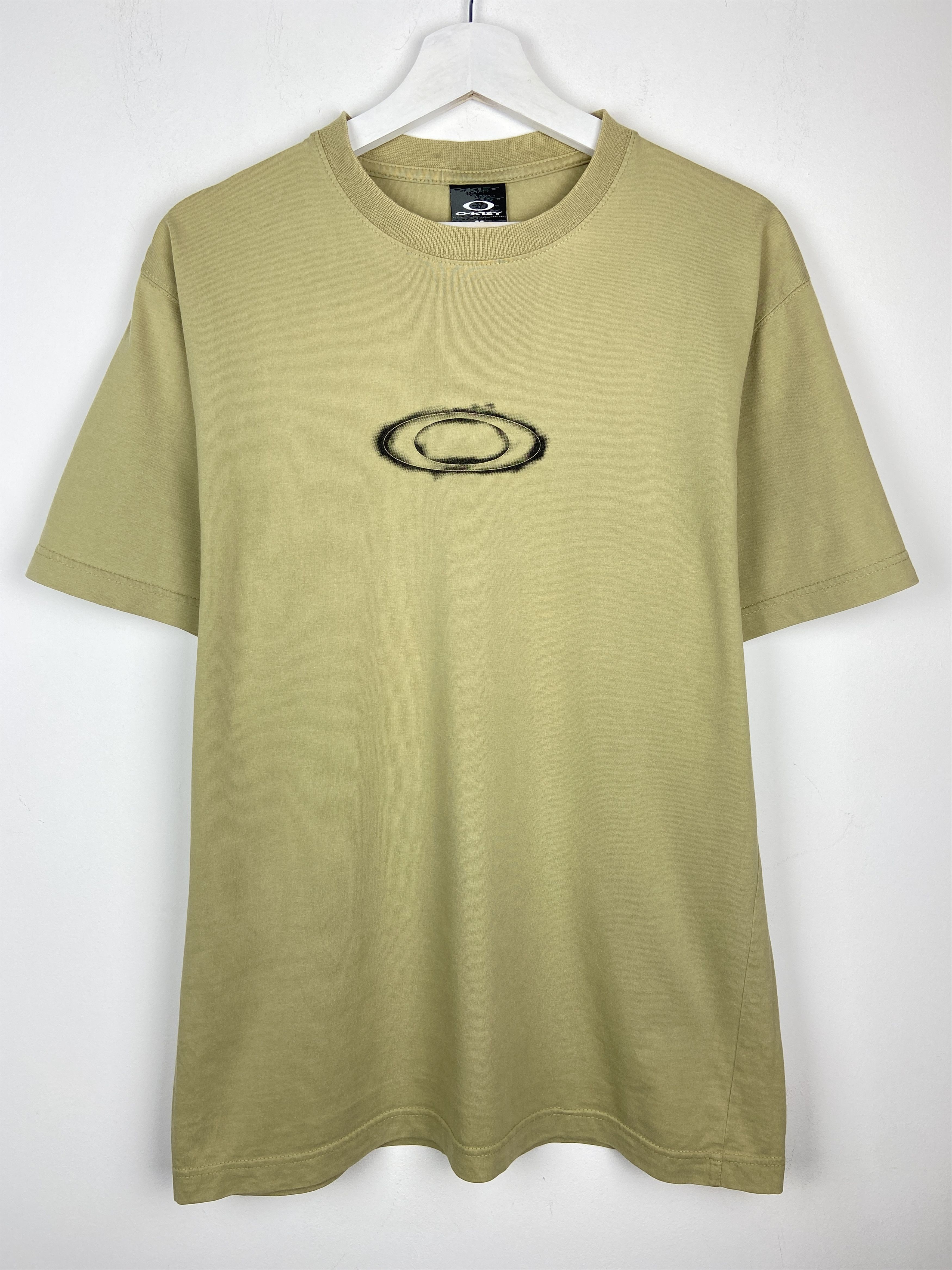 Vintage 90s Vintage Oakley Software Big Center Logo T Shirt Tee 