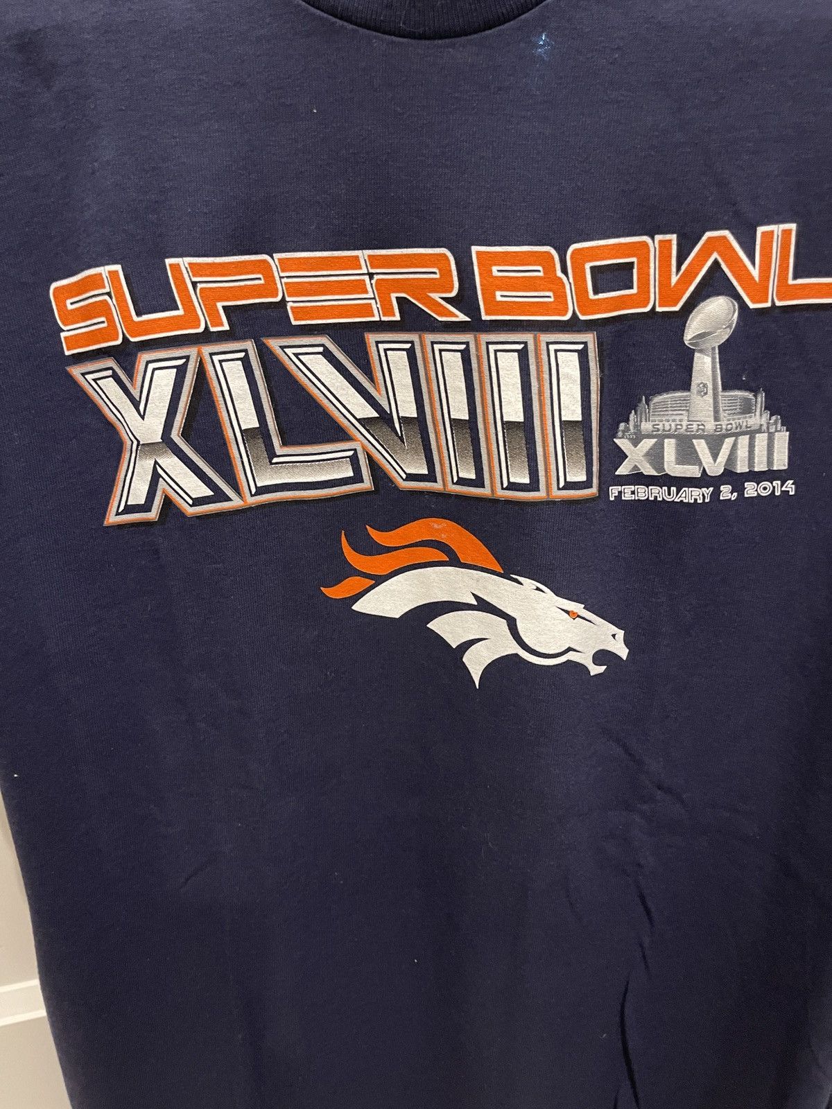 NFL Denver Broncos Super Bowl XLVIII T-Shirt Never Worn Size US L / EU 52-54 / 3 - 2 Thumbnail
