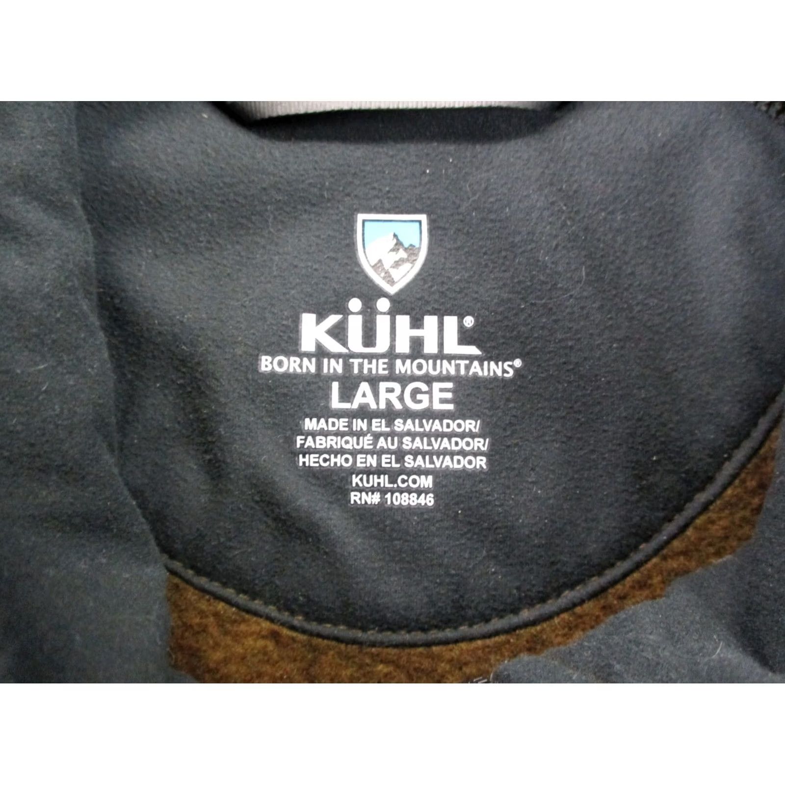Vintage Kuhl Jacket Womens L Brown Acrylic Fleece Sweater Pullover Hiking Camping Light Jacket Women L Brown Fleece 1/4 Zip Thermal Logo Regular Size L / US 10 / IT 46 - 7 Thumbnail