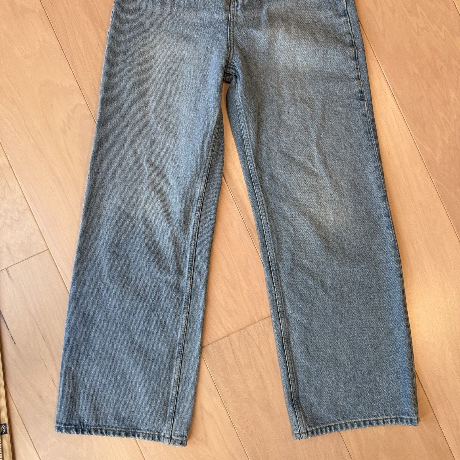 Reformation Reformation Wilder High Rise Wide Leg Cropped Jeans W 28 Size 28" / US 6 / IT 42 - 6 Thumbnail