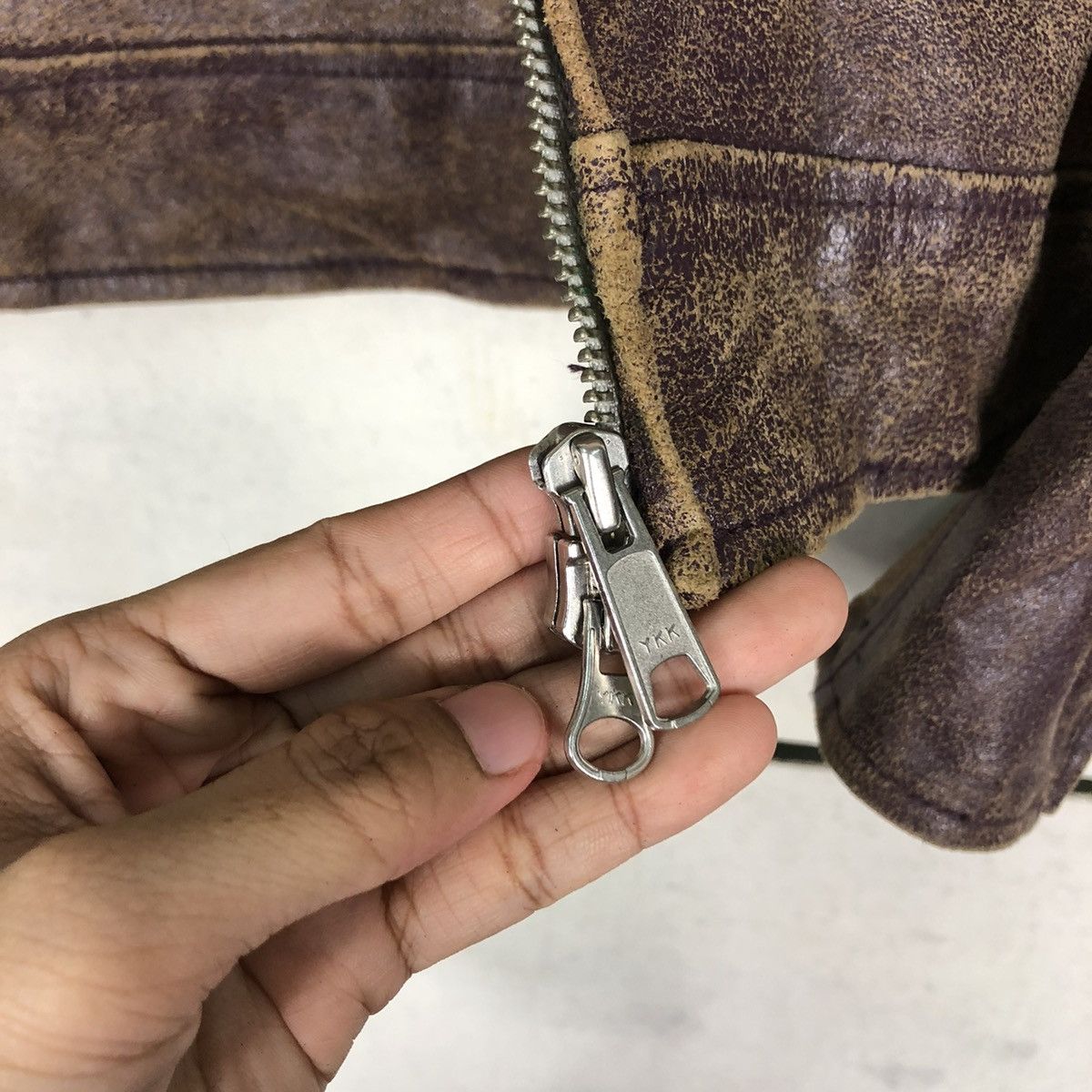 Japanese Brand 🔥VINTAGE SOFT LEATHER BIKER JACKET SANKO ISSEY MIYAKE Size US M / EU 48-50 / 2 - 16 Thumbnail