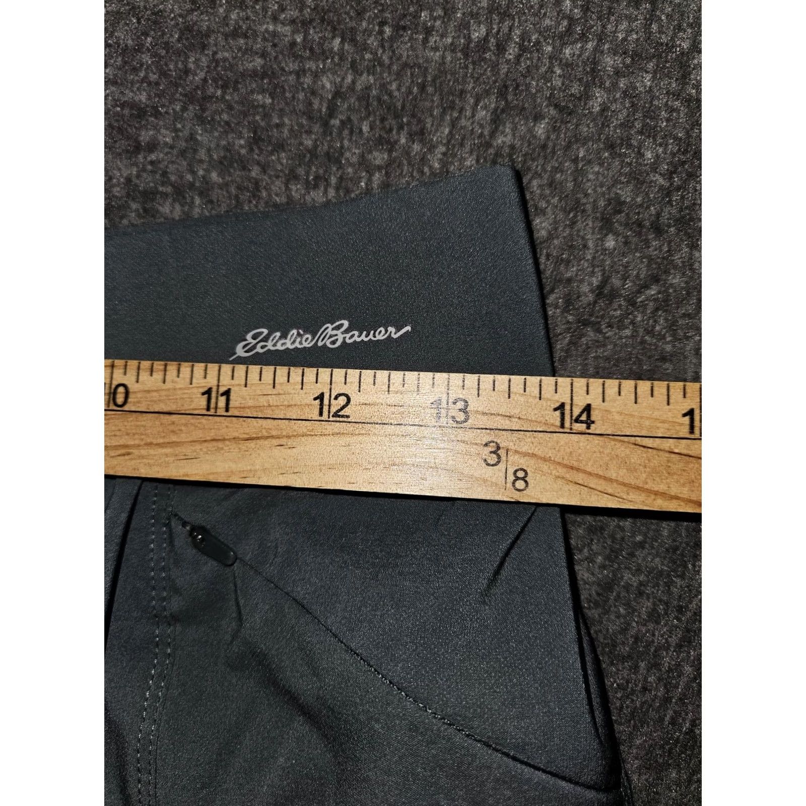 Eddie Bauer Eddie Bauer Pants Womens P2 Gray Ankle Hiking Slim Pull On Elastic Waist Stretch Size 26" / US 2 / IT 38 - 3 Thumbnail