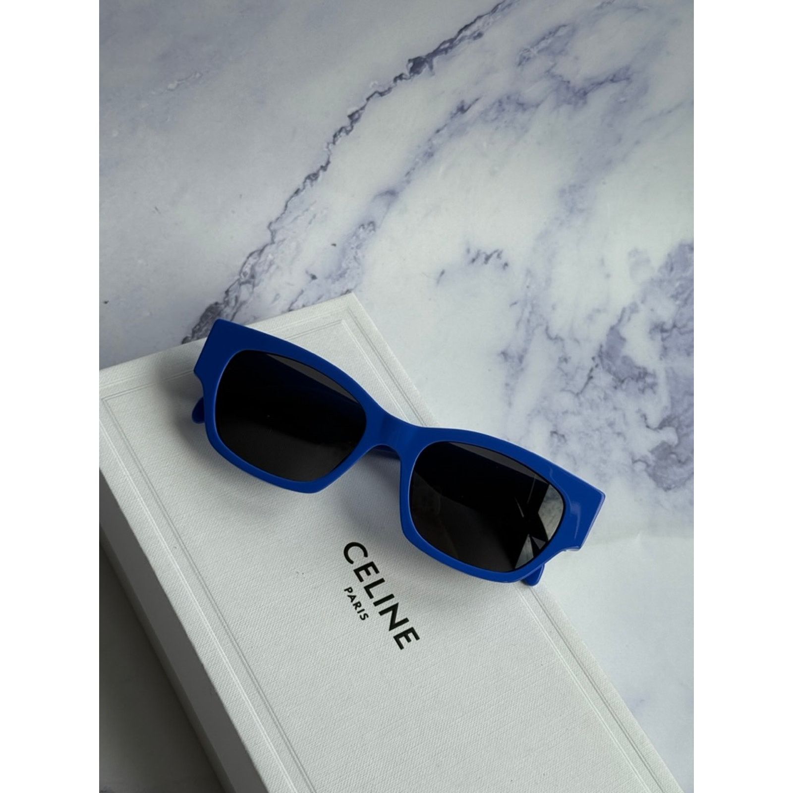 Celine NEW Celine CL40197U Cat Eye Blue Logo Sunglasses Size ONE SIZE - 3 Thumbnail