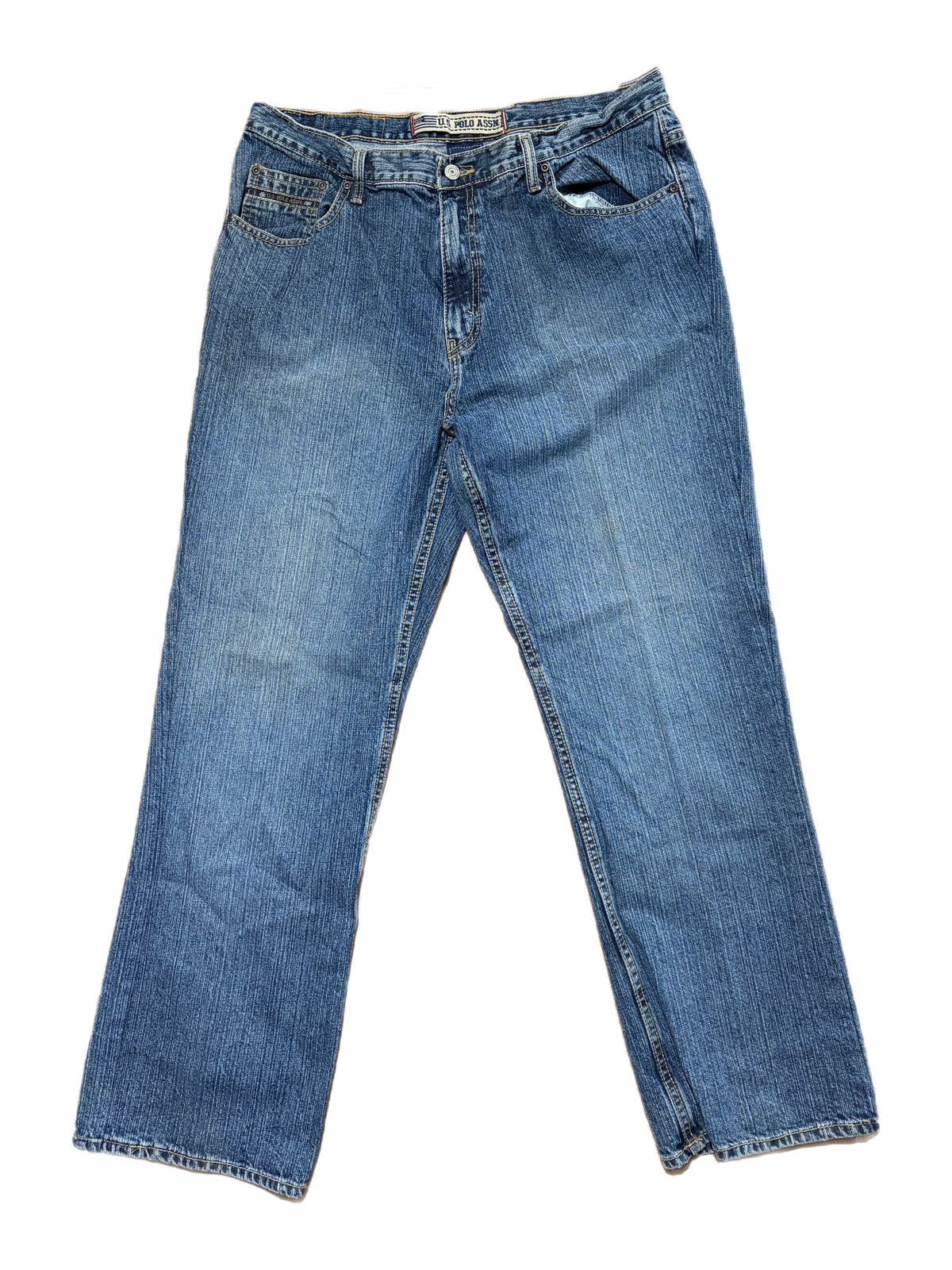 U.S. Polo Assn. U.S. Polo Assn Jeans Mens 36x30 (35x30) Medium Wash Straight Size US 36 / EU 52 - 2 Thumbnail