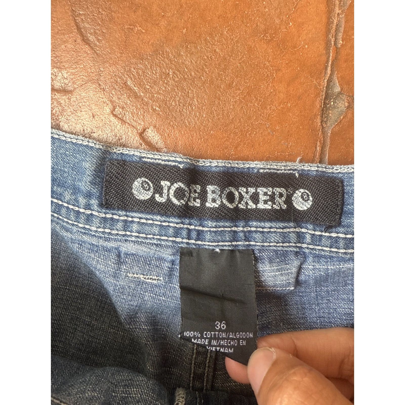Joe Boxer VINTAGE Joe Boxer Baggy Jeans Shorts Jorts 8 Ball 36 Blue Men Vintage Style USA 90s Skater Size US 36 / EU 52 - 3 Thumbnail