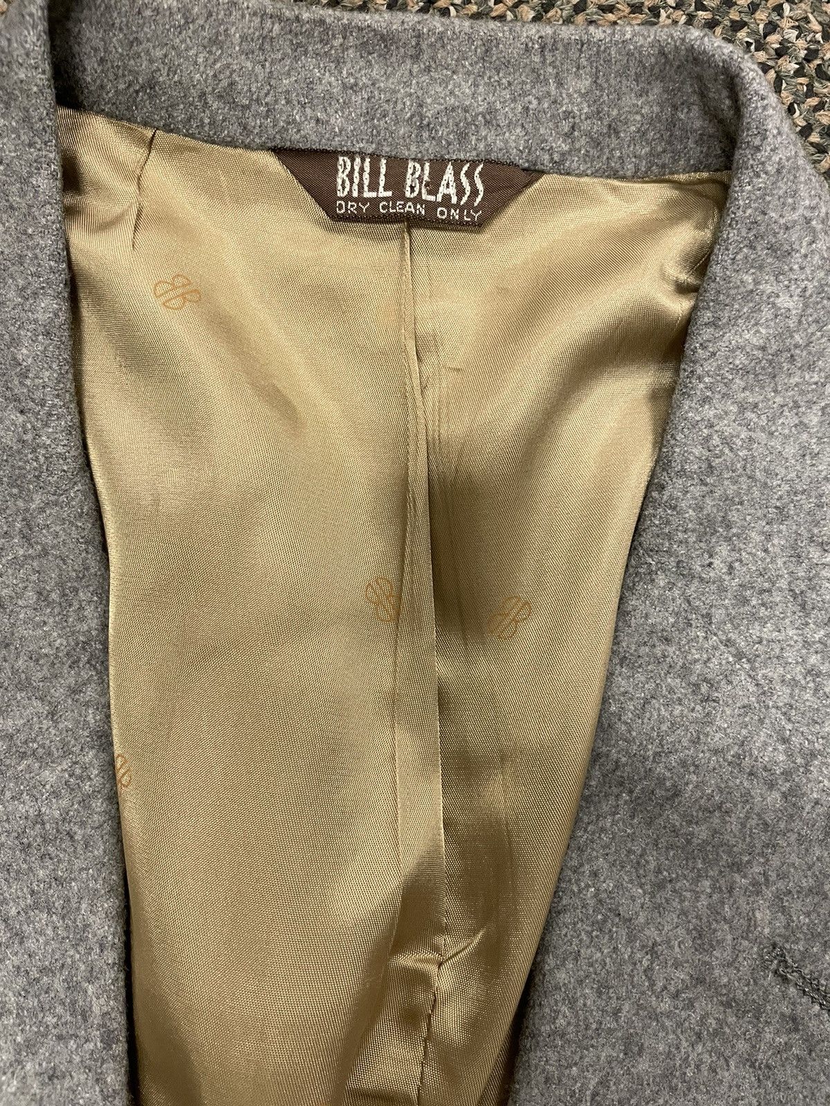Bill Blass × Vintage Vintage Patch Pocket Camel Hair Jacket Size 40R - 3 Thumbnail