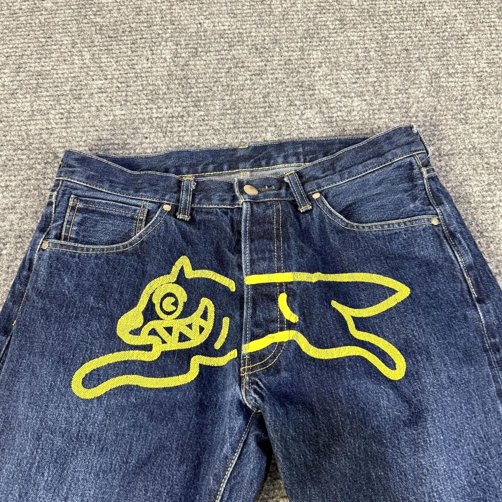 Billionaire Boys Club Billionaire Boys Club Ice Cream Jeans Mens Medium Running Dog Astronaut 32x26 Size US 31 - 3 Thumbnail