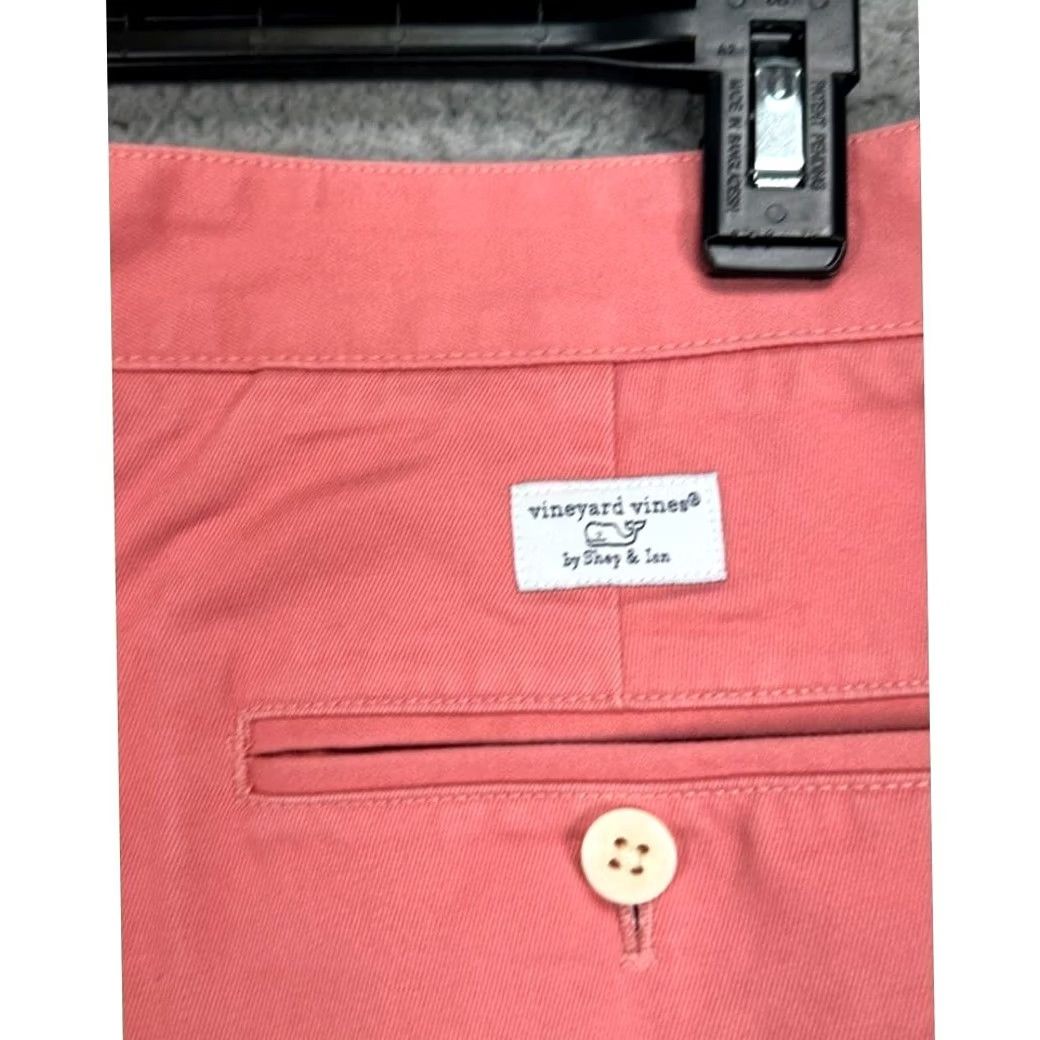 Vineyard Vines Vineyard Vines Pants Mens 35X30 Pink Khaki Chino Cotton Pockets Outdoors Size US 35 - 6 Thumbnail