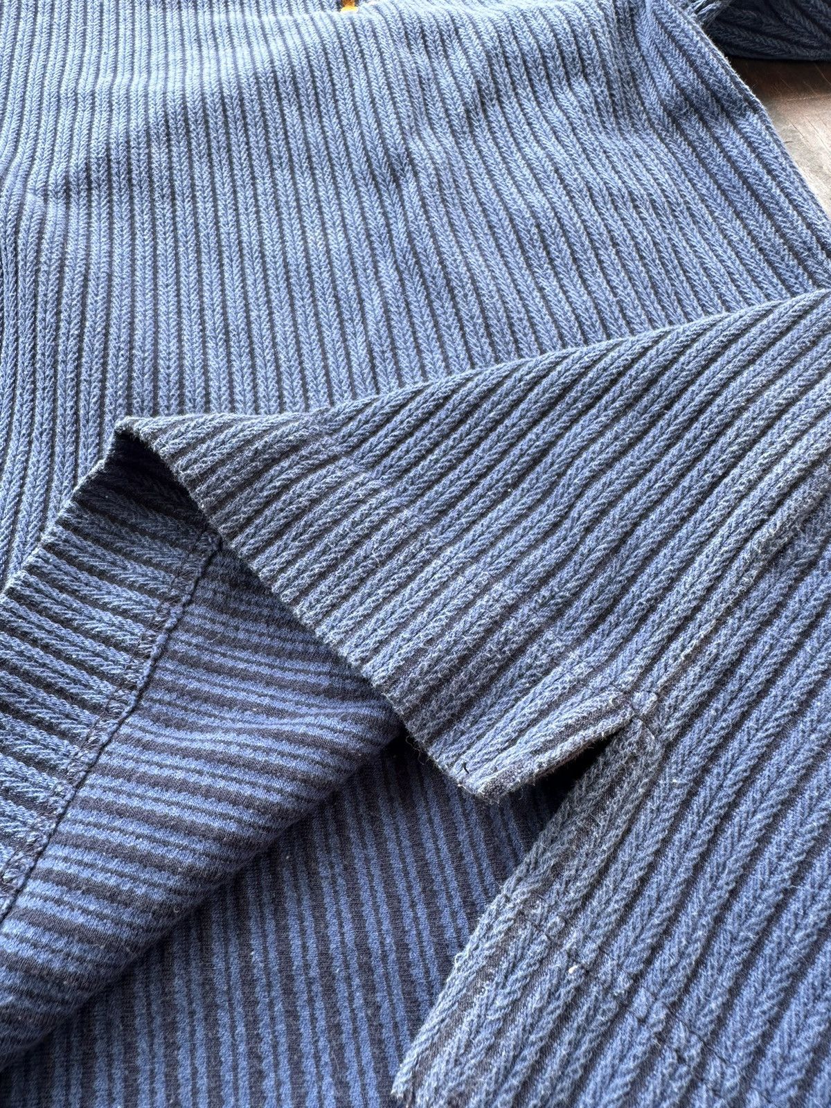 Nike × Vintage Vintage 90s Nike Jumpman Air Jordan Polo Stripes shirt Size US L / EU 52-54 / 3 - 12 Thumbnail