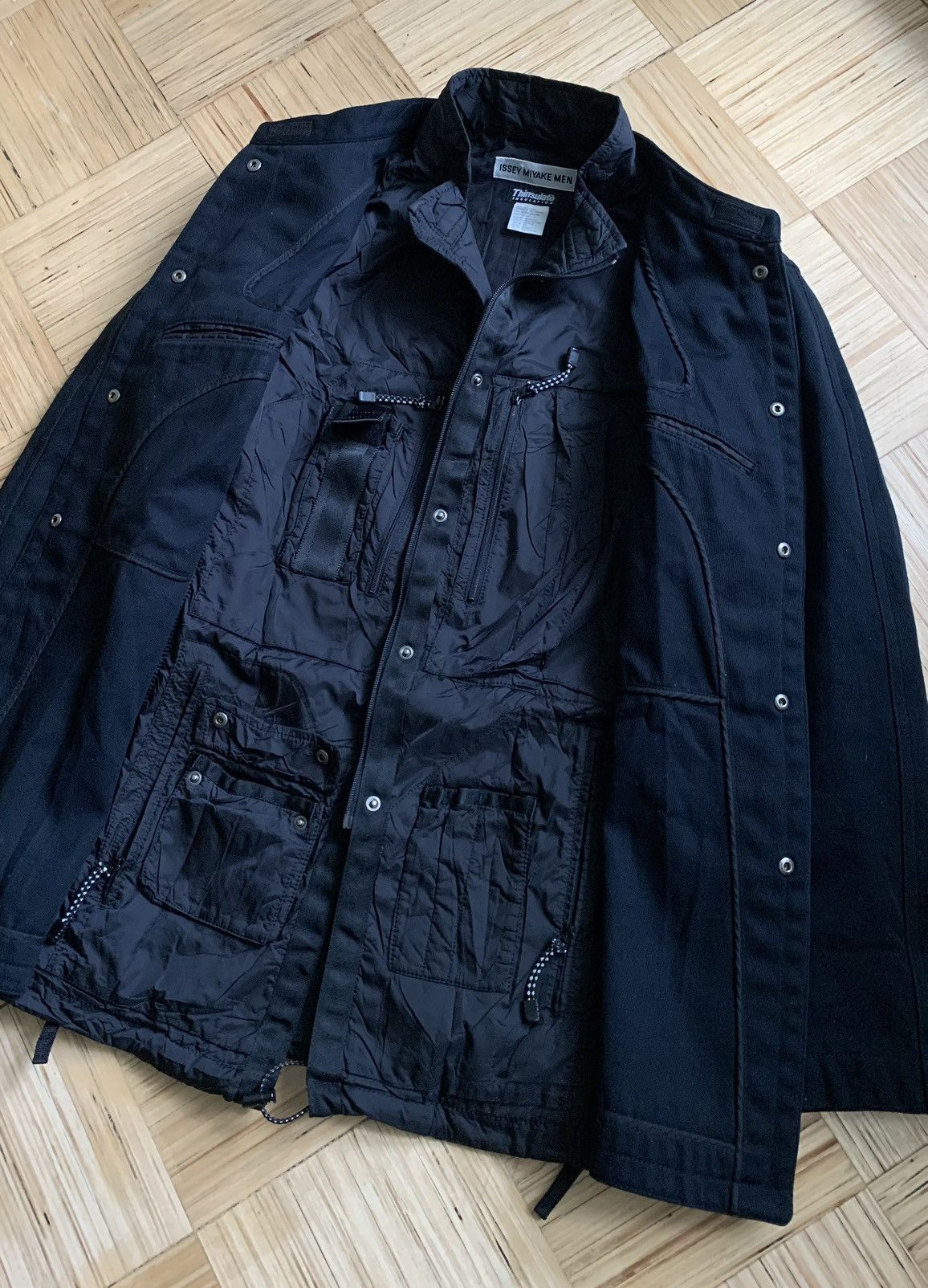 Issey Miyake aw2000 Issey Miyake Futuristic Ballistic Nylon X-Ray Jacket Size US M / EU 48-50 / 2 - 3 Thumbnail